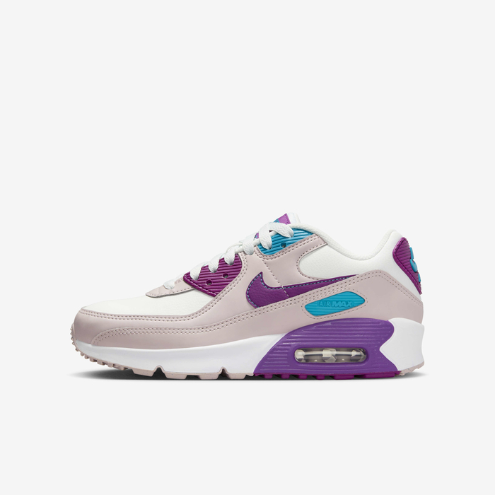 Buy Nike Air Max 90 LTR Older Kids' Shoes Summit White/Platinum
