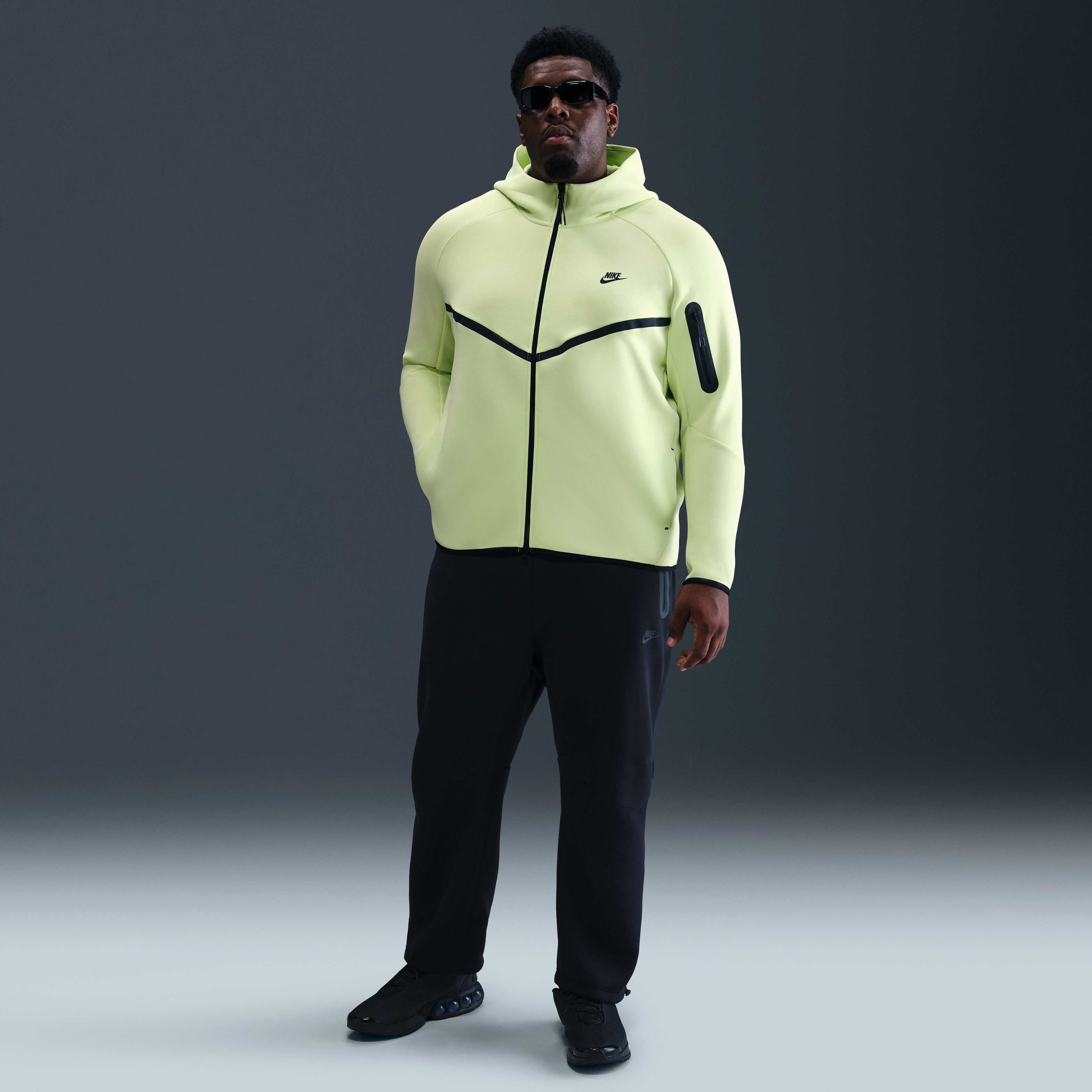 Buy Nike Tech Men's Full-Zip Windrunner Hoodie - Light Lemon