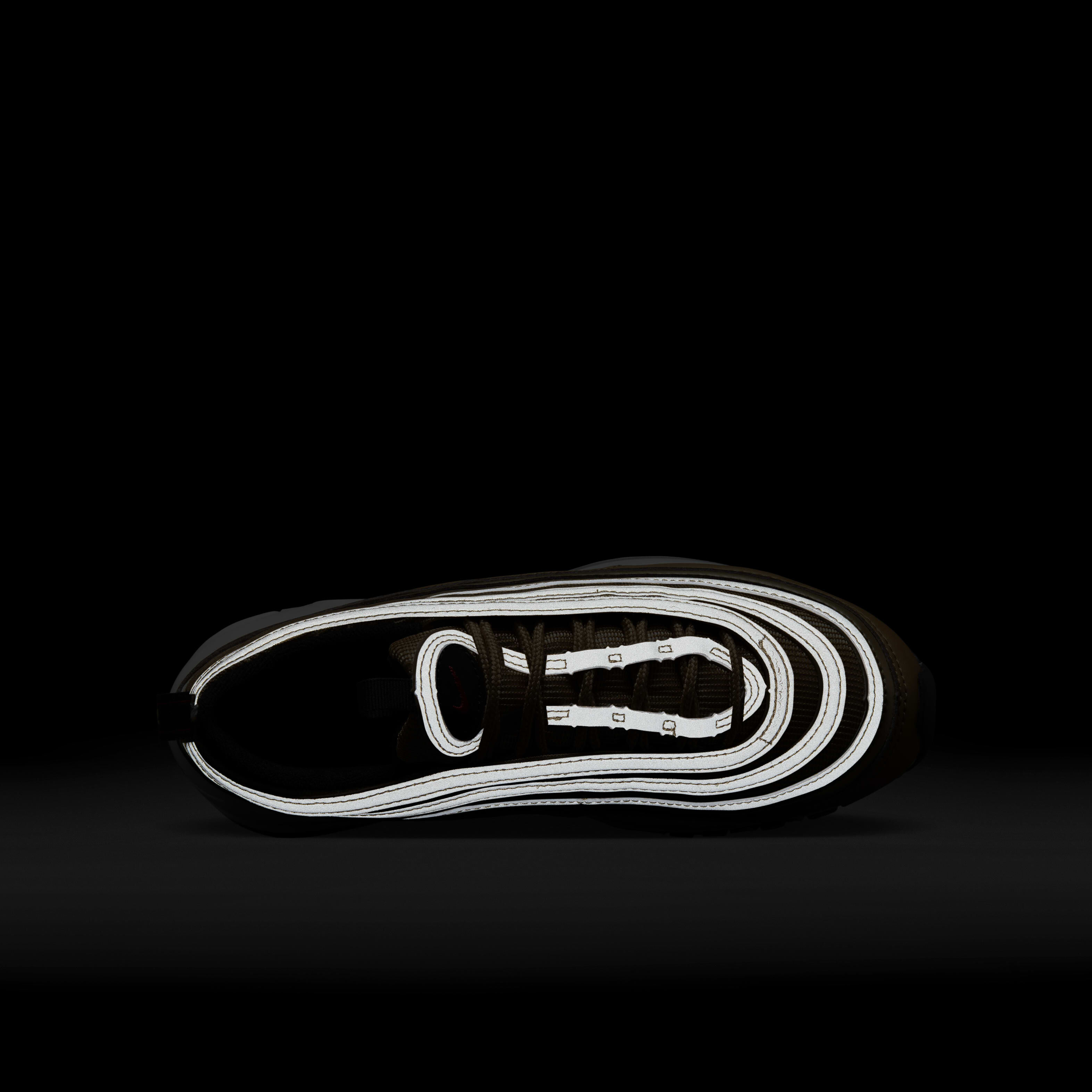 Nike air max 97 black reflective logo clearance