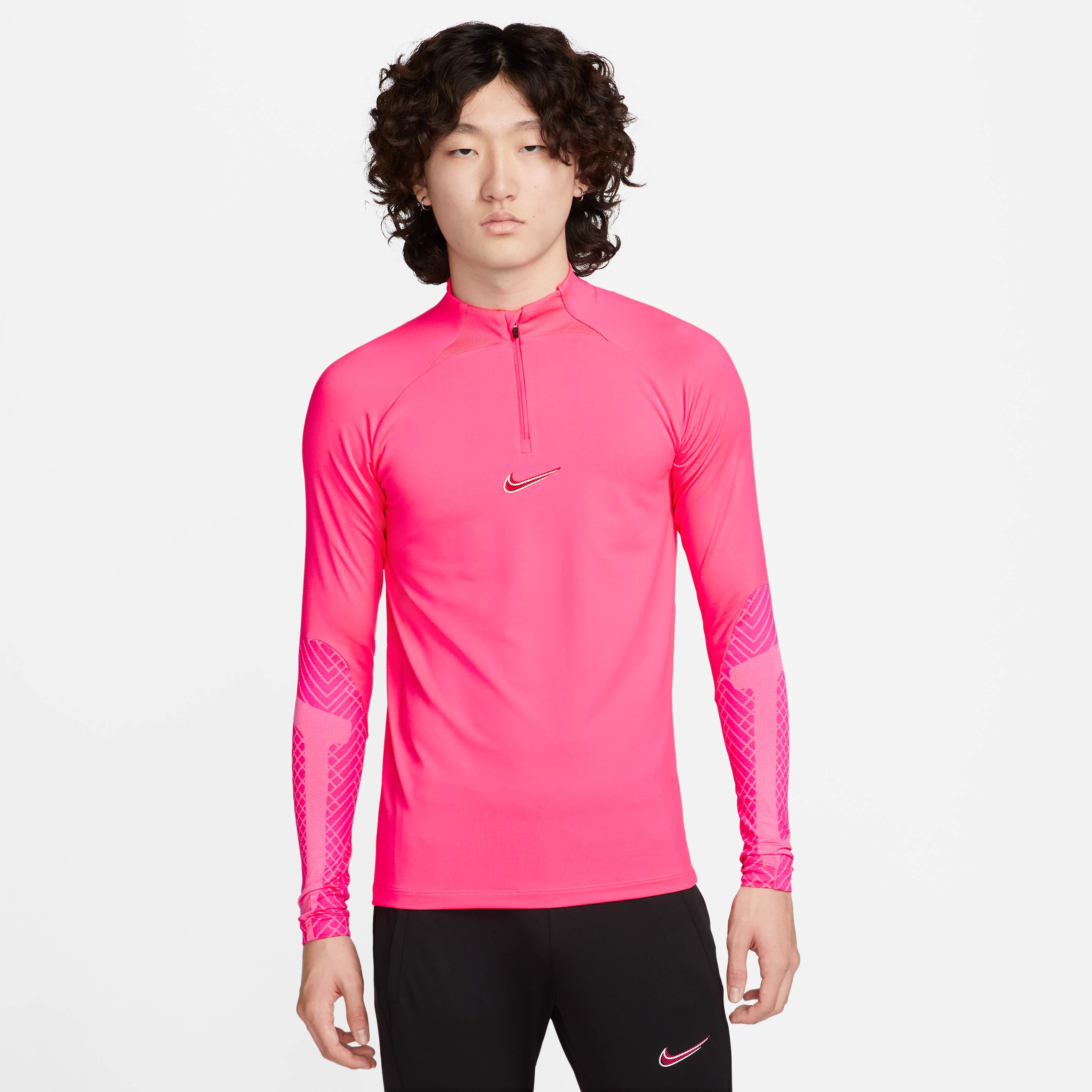 nike drill top pink