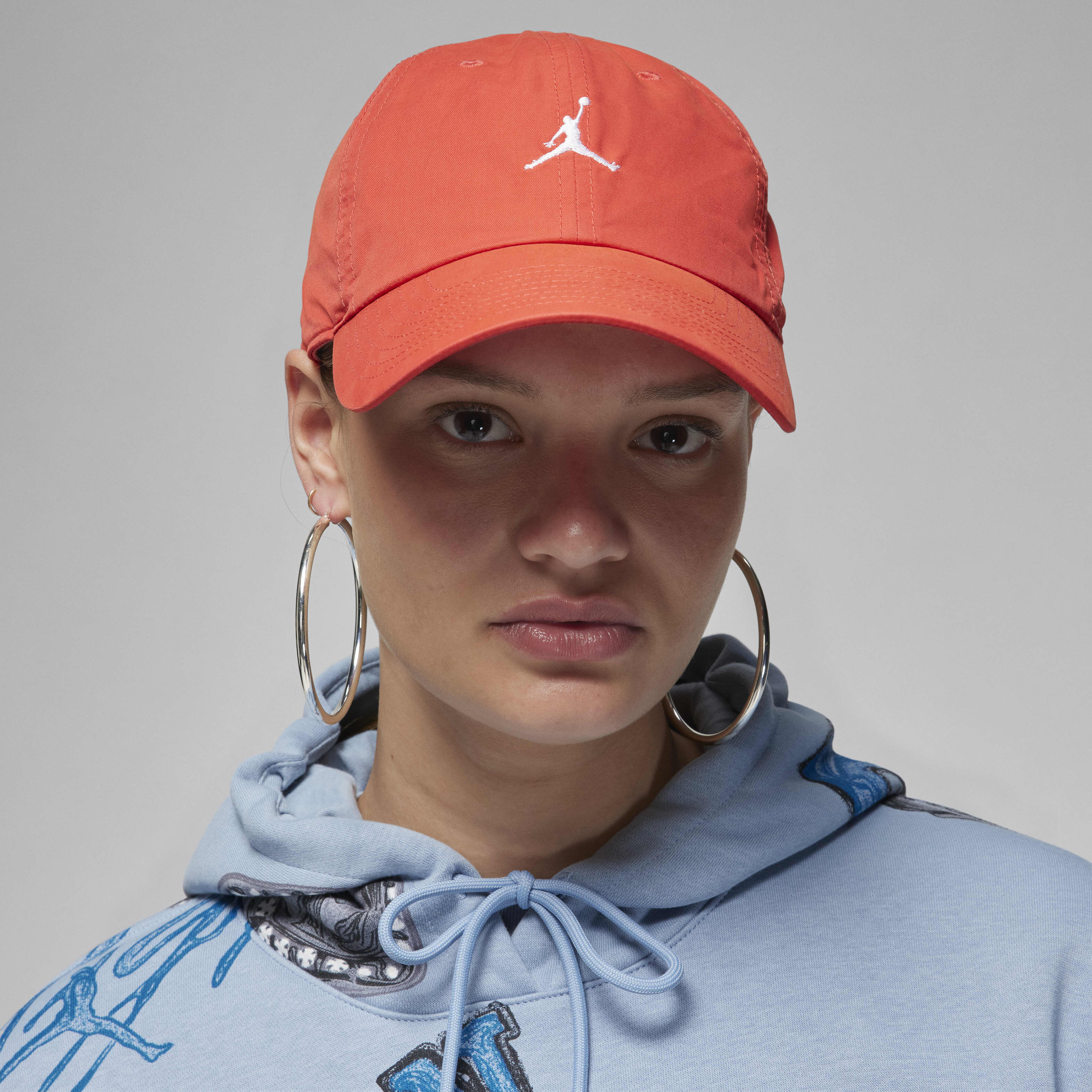 Buy Jordan Club Cap Adjustable Unstructured Hat - Lobster