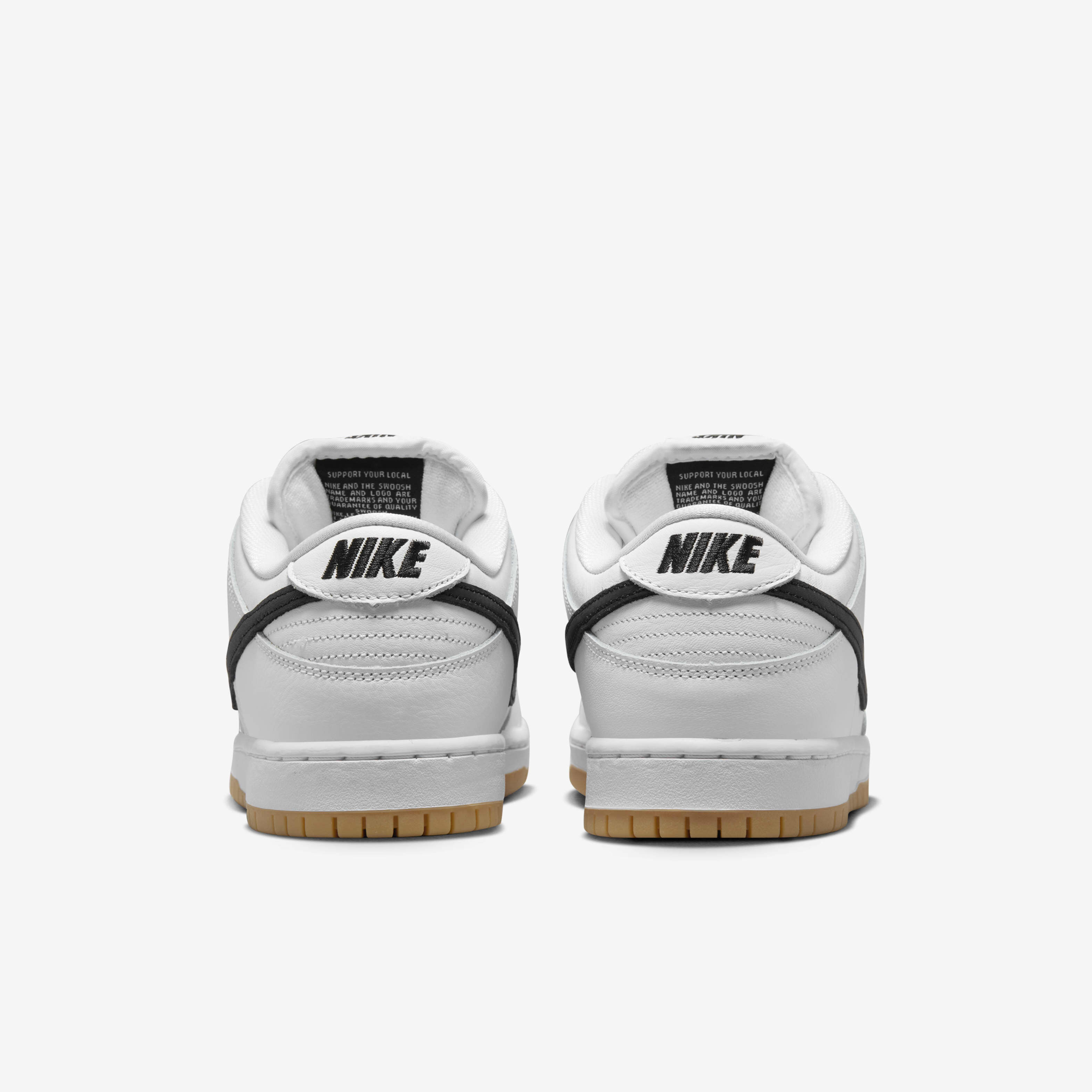 Buy Nike SB Dunk Low Pro Skate Shoes White White Gum Light Brown Black Nike Kuwait Official