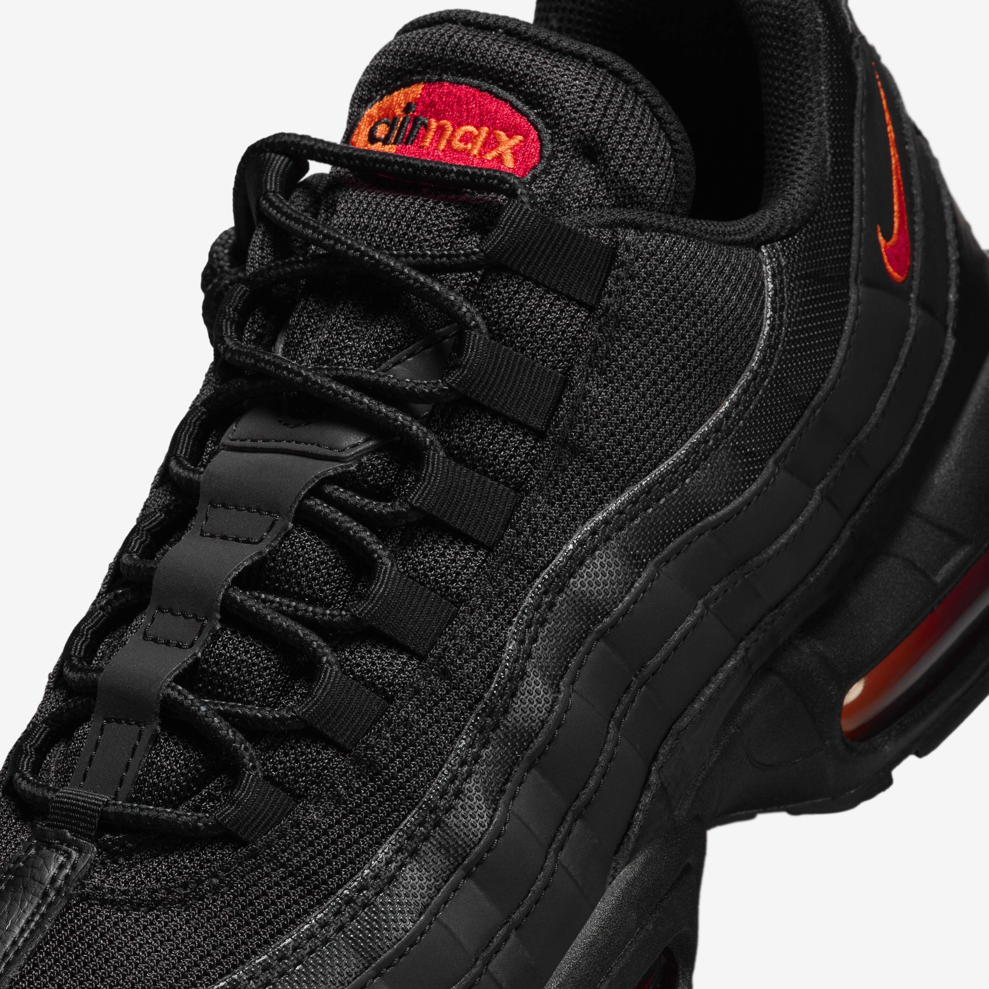 Men's air max 95 black and red clearance
