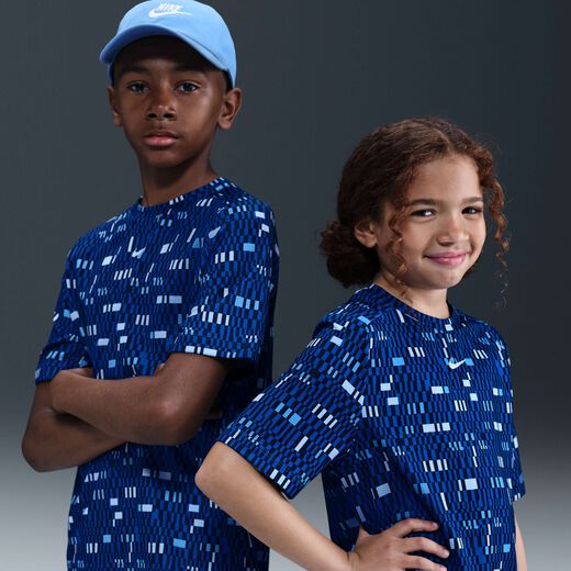 قمصان وتيشرتات للجيم-نايكي, نايكي مالتي, تيشيرت بأكمام قصيرة دراي-فت للأطفال الكبار (للأولاد)