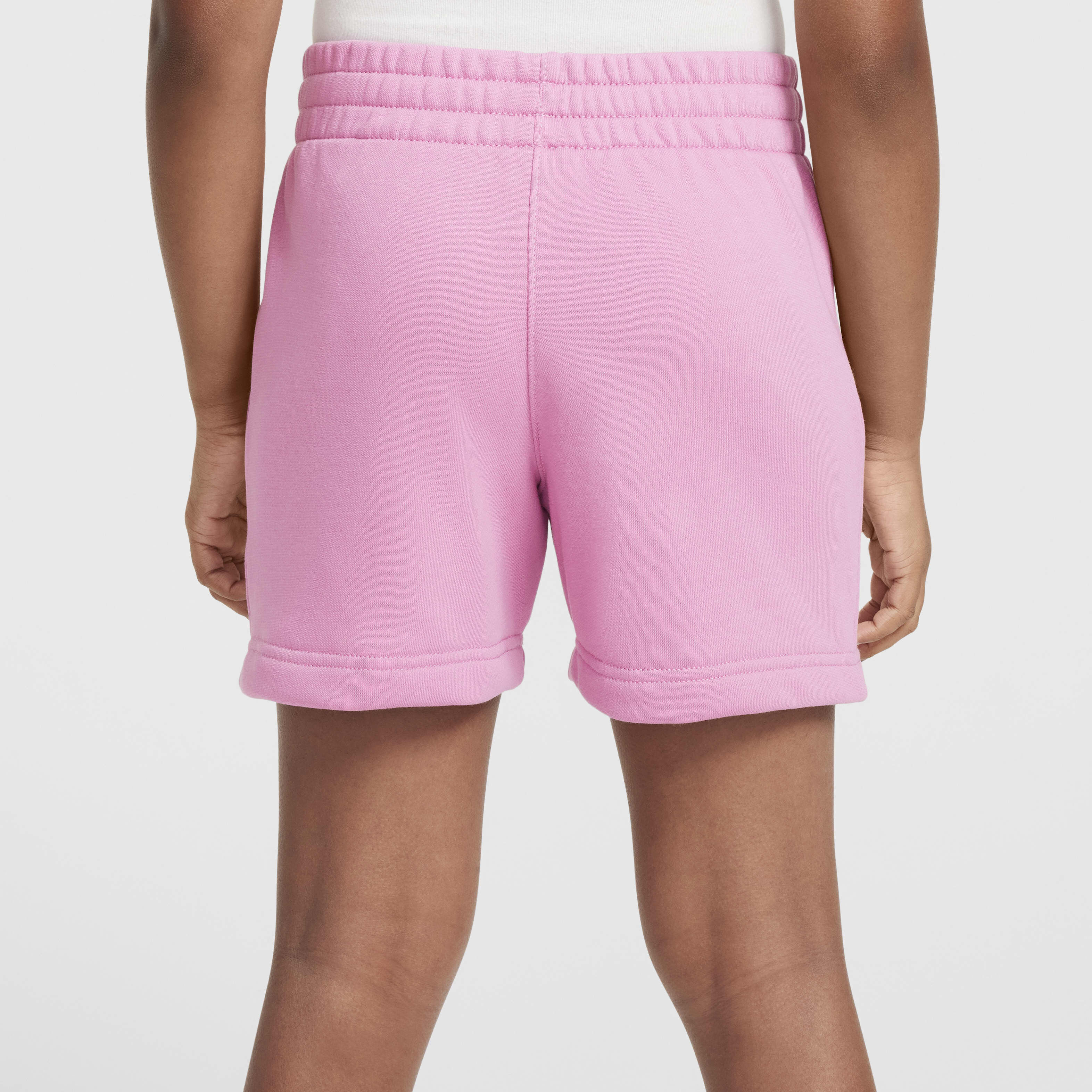 Nike club fleece shorts pink on sale