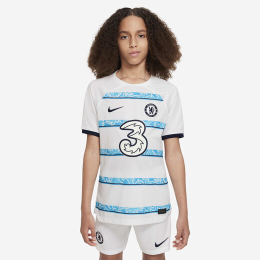 T-Shirts & Tops-Nike, Chelsea F.C. 2022/23 Stadium Away, Older Kids' Nike Dri-FIT Football Shirt