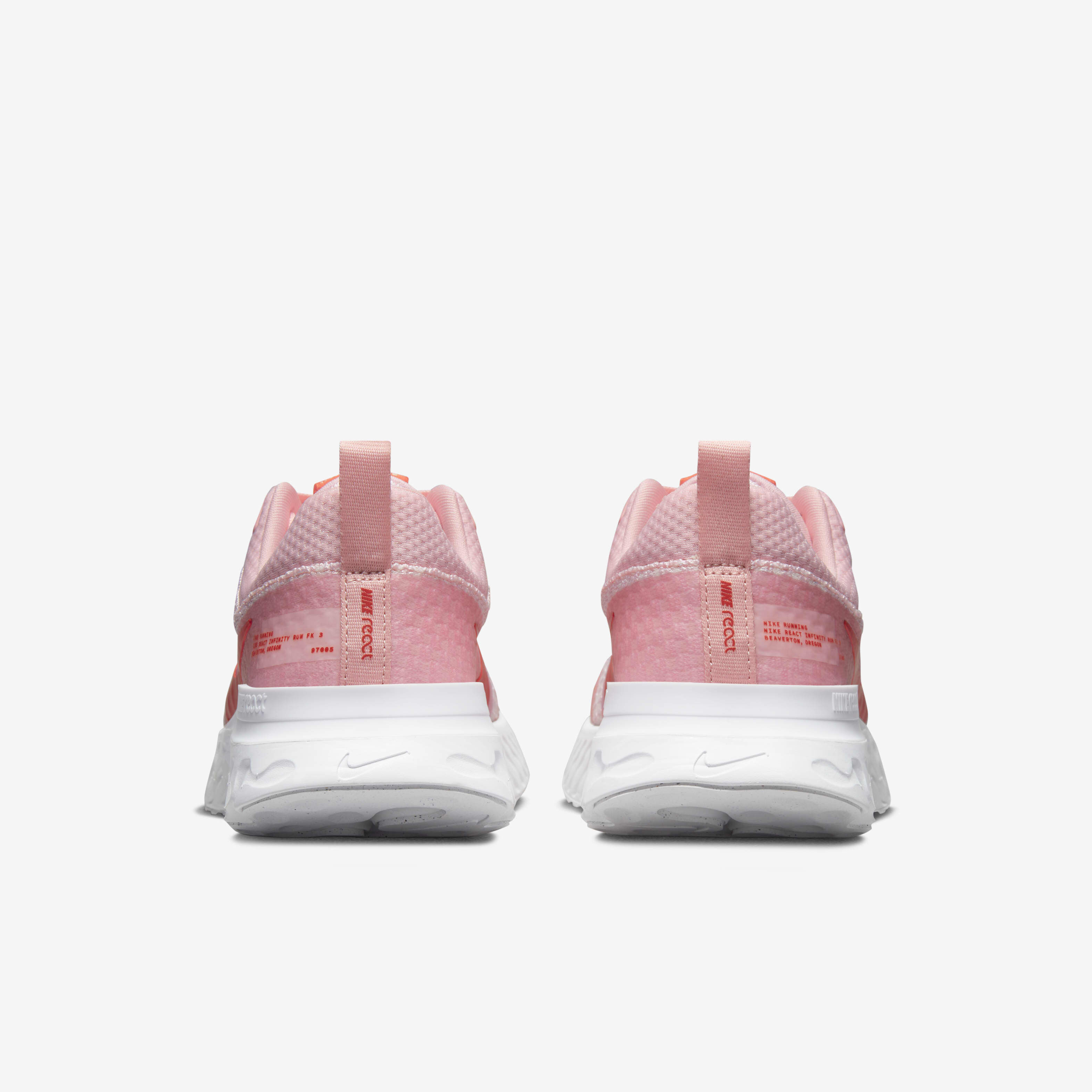 Nike react baby pink clearance
