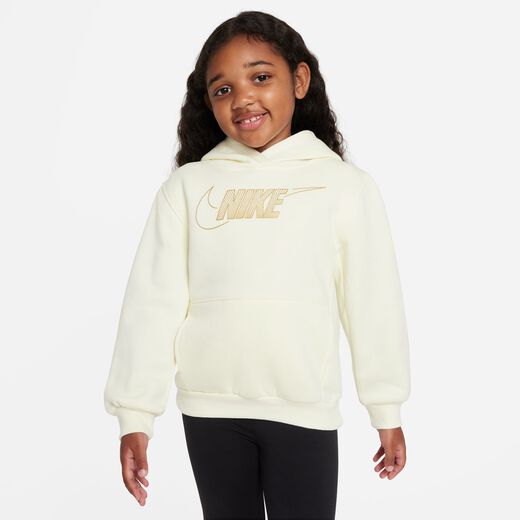 Hoodies & Sweatshirts-Nike, Nike Sportswear Club Fleece Holiday Shine Hoodie, Younger Kids' Hoodie