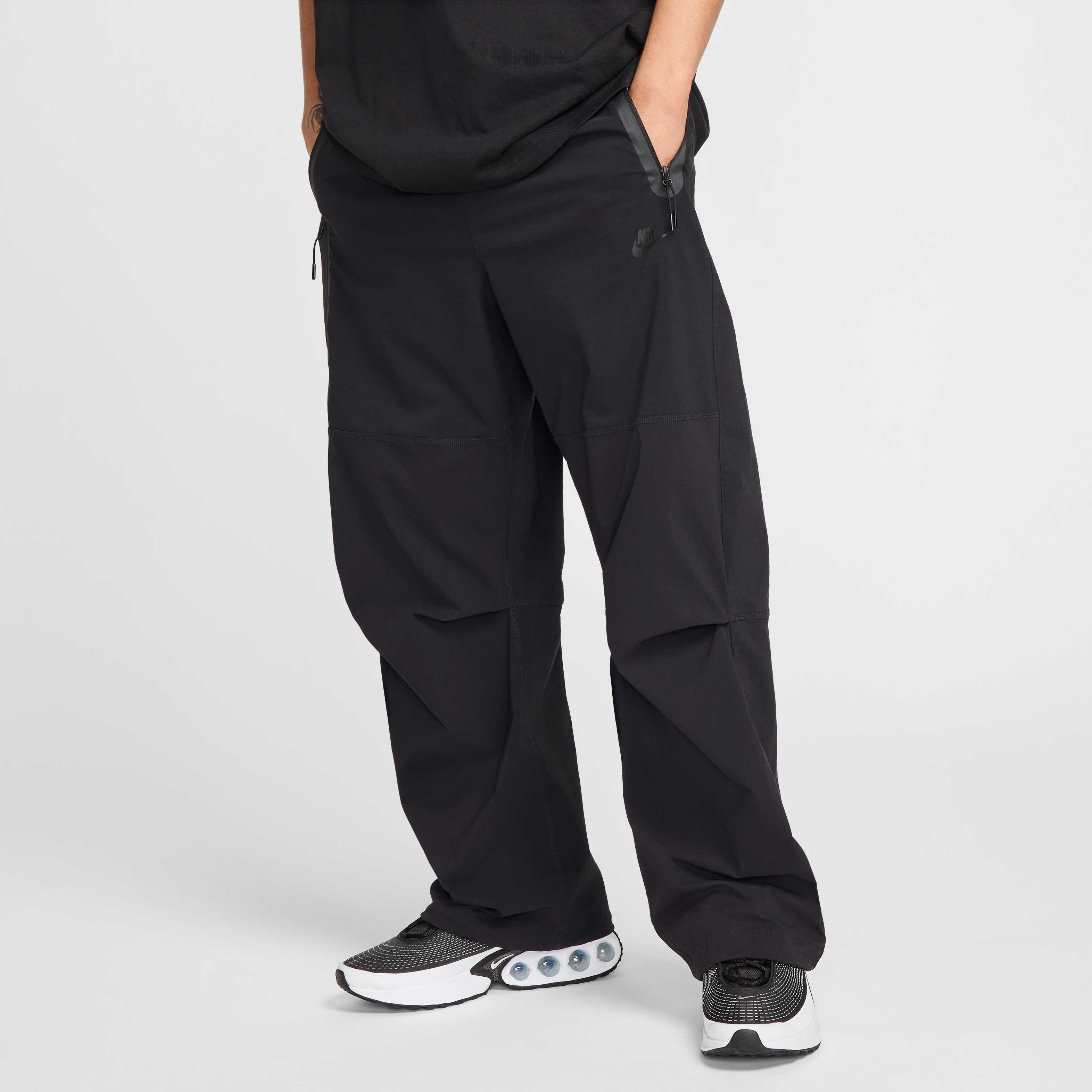 Buy Nike Tech Men's Woven Oversized Trousers - Black/Black/Black