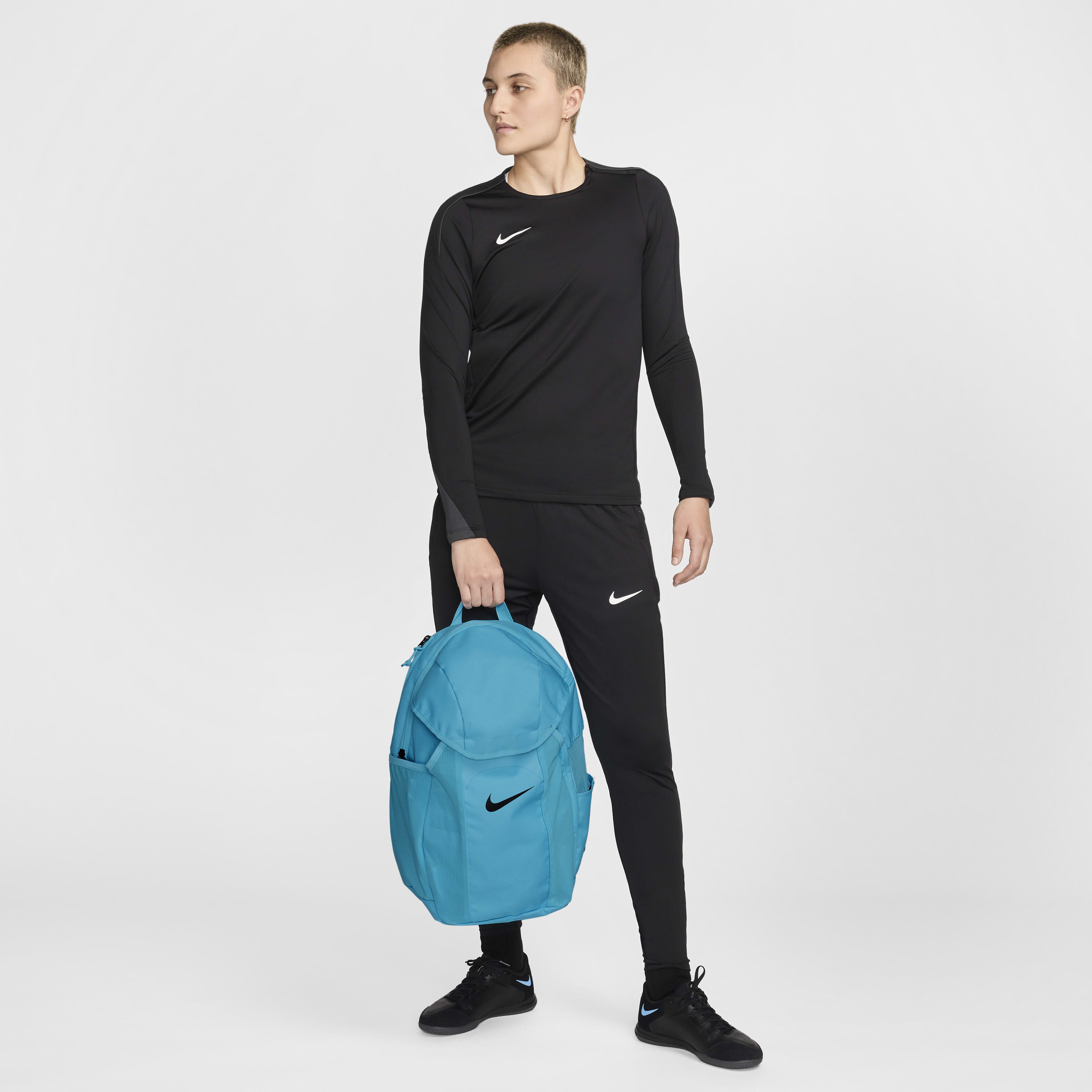 Buy Nike Academy Team Backpack 30L Blue Fury Blue Fury Black Nike Kuwait Official