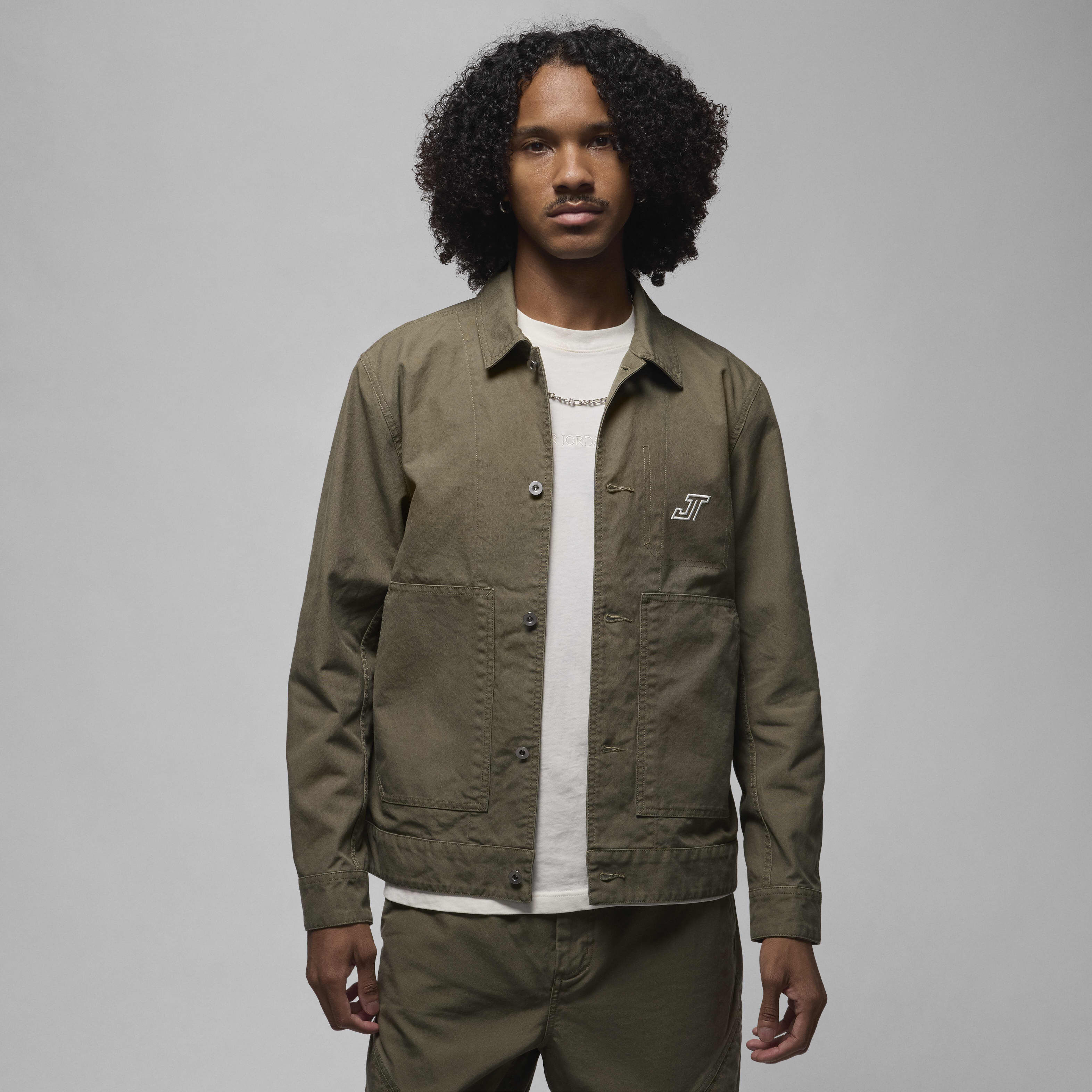 Buy Tatum Chicago Men's Jacket - Medium Olive/Spruce Aura
