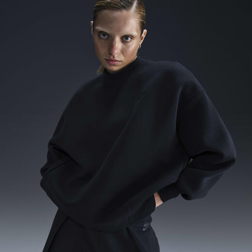 تخفيضات سويت شيرت نسائية-نايكي, نايكي سبورتسوير تك فليس, سويت شيرت اوفر سايزد بياقة دائرية للنساء