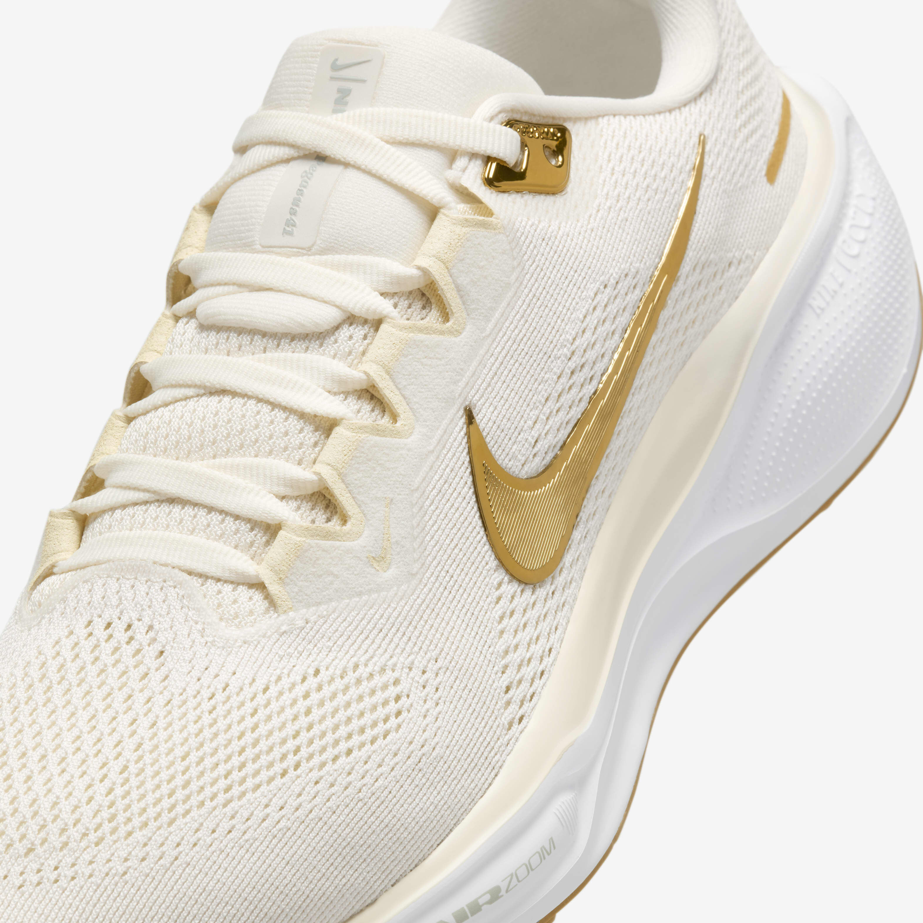Buy Nike Pegasus 41 Women s Road Running Shoes Phantom Light Pumice Sail Metallic Gold Nike Kuwait Official