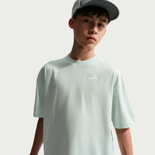 قمصان بطبعات للأطفال-نايكي, نايكي سبورتسوير, تيشيرت أوفرسايزد للأطفال الكبار