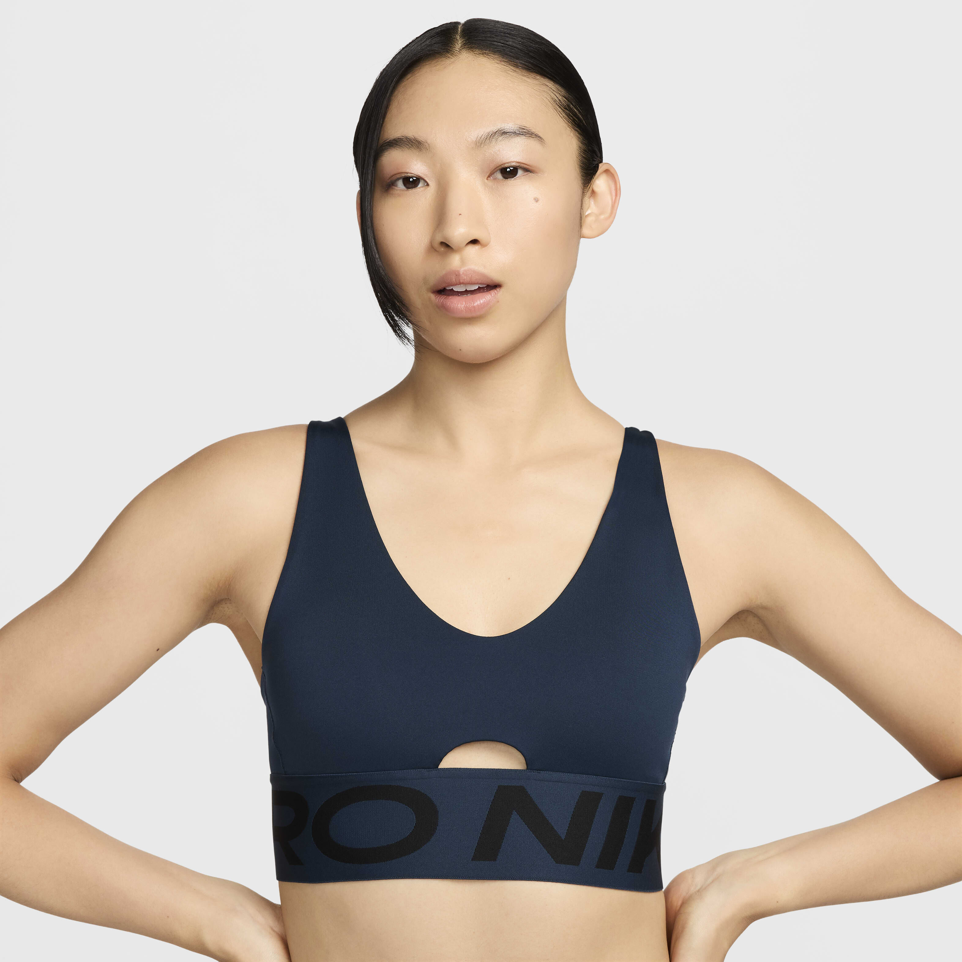 Buy Nike Pro Indy Plunge Women s Medium Support Padded Sports Bra Nike Kuwait Official