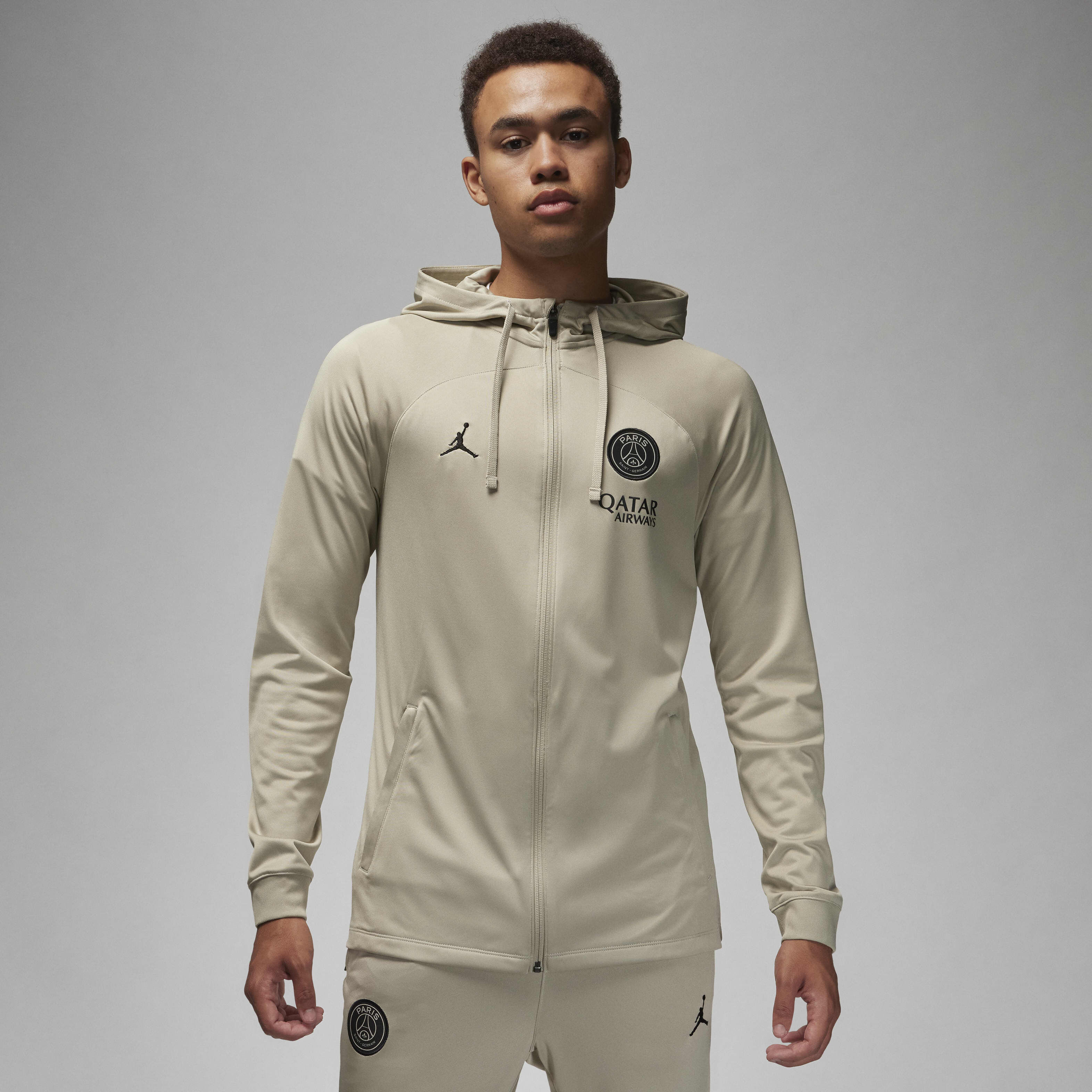 Buy Paris Saint Germain Strike Third Men s Jordan Dri FIT Football Hooded Knit Tracksuit Nike Kuwait Official