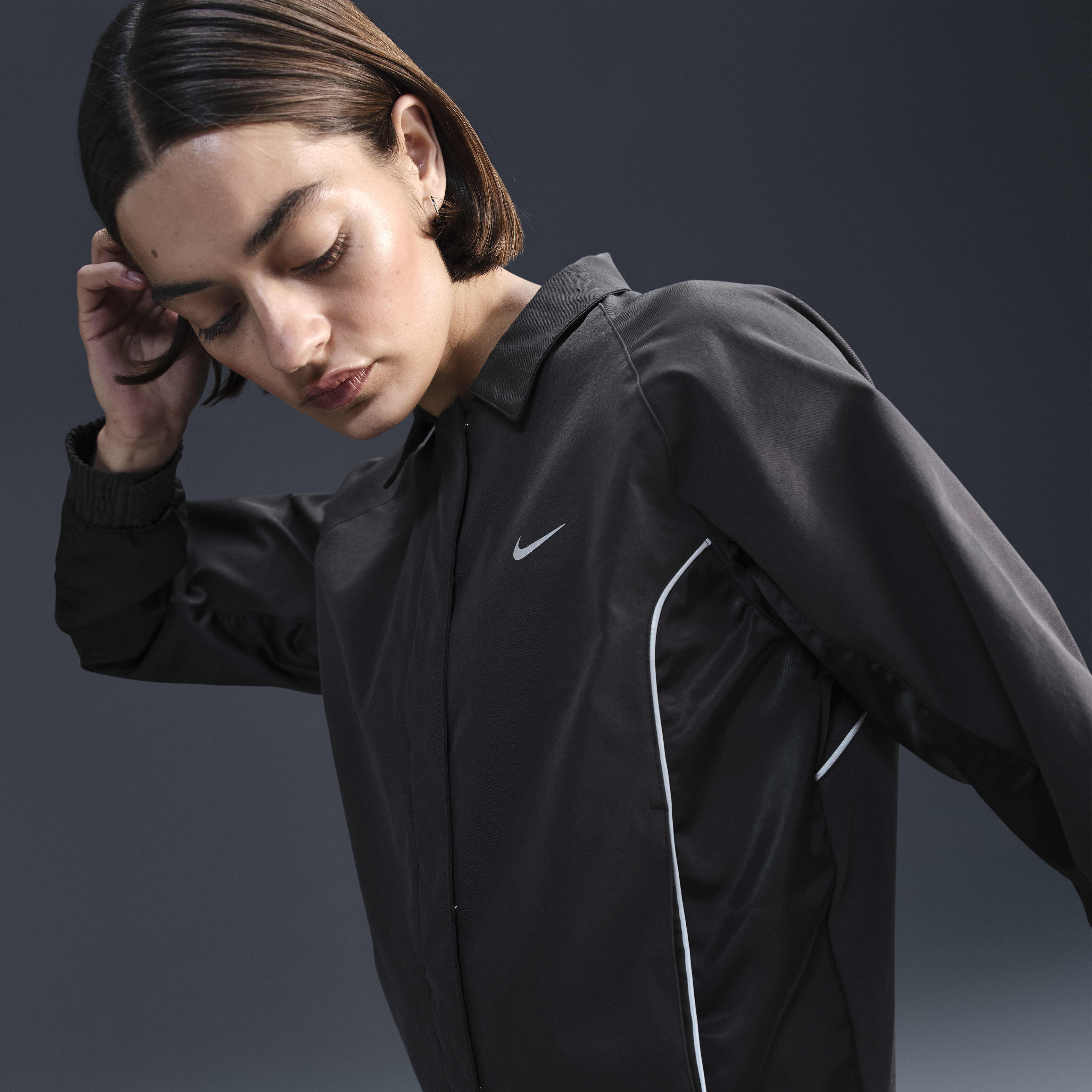 Buy Nike Sportswear Women's Woven Jacket - Black/Black