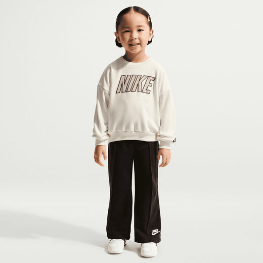 Kids' Sets-Nike, Nike Retro Remix, Toddler French Terry 2-Piece Wide Leg Pants Set