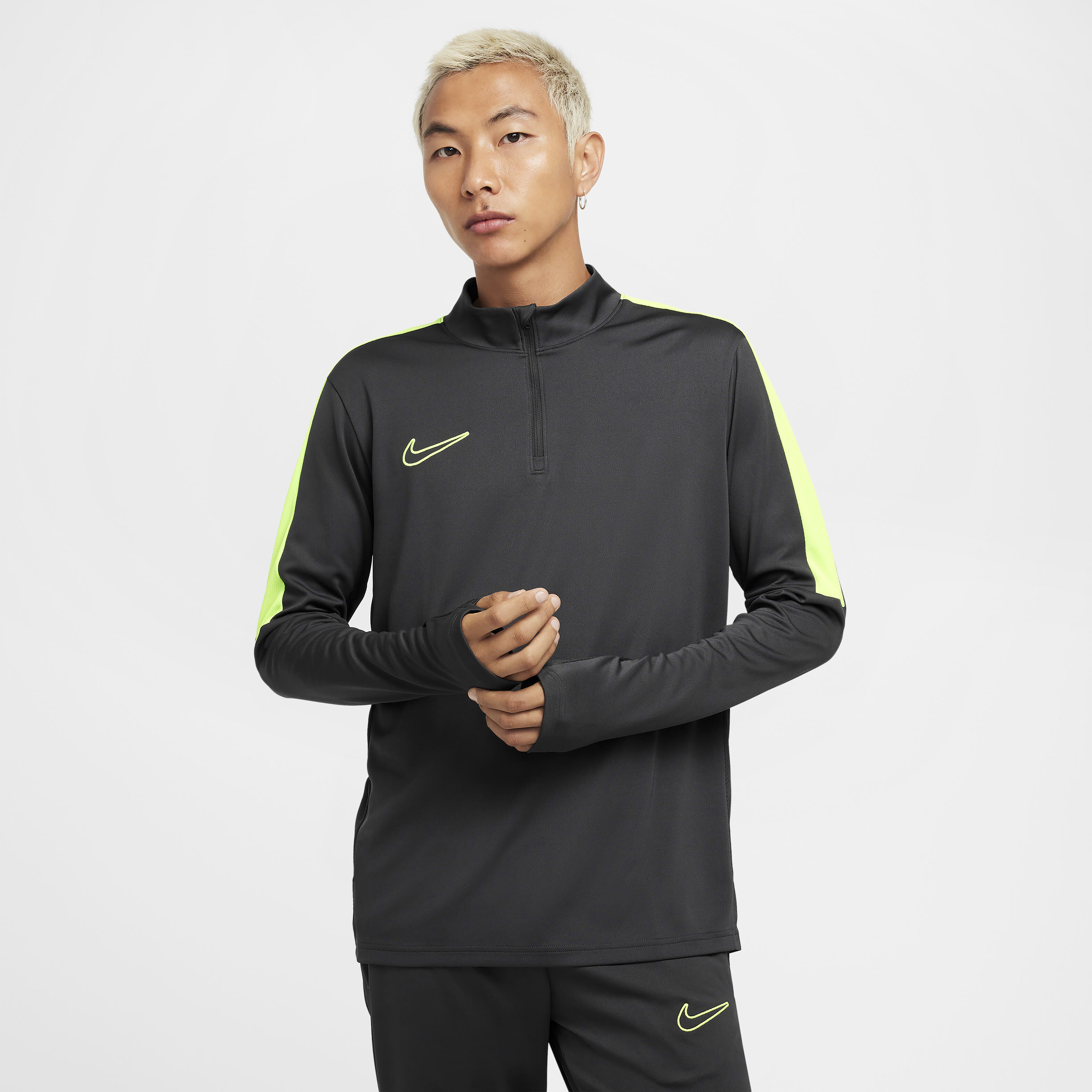 Nike training jacket thumbhole on sale