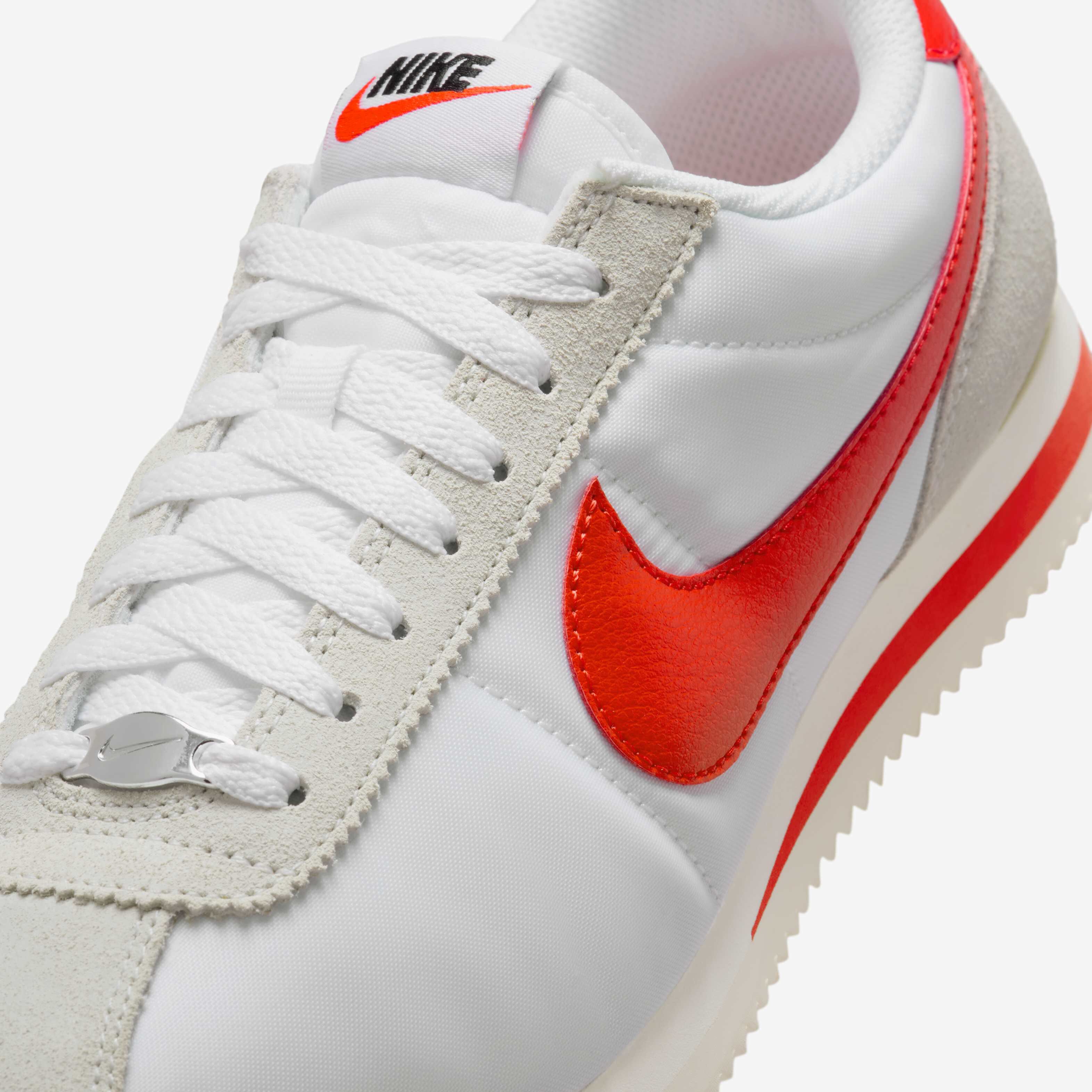 ◆Nike◆ Cortez Textile W White Sail Summit White Picante Re Buy Nike Cortez Textile Shoes - White/Sail/Summit White