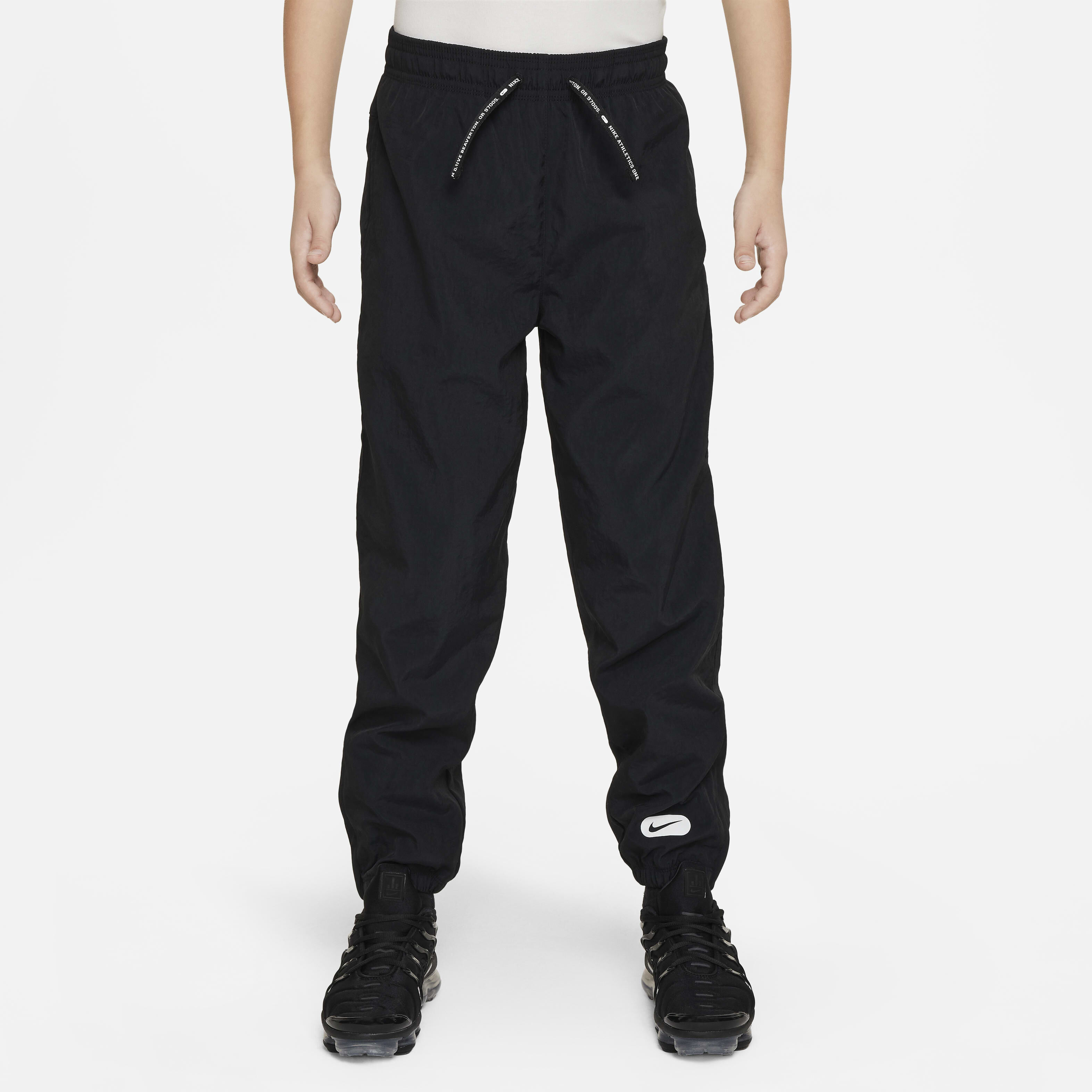 Nike fossil & black track pants top