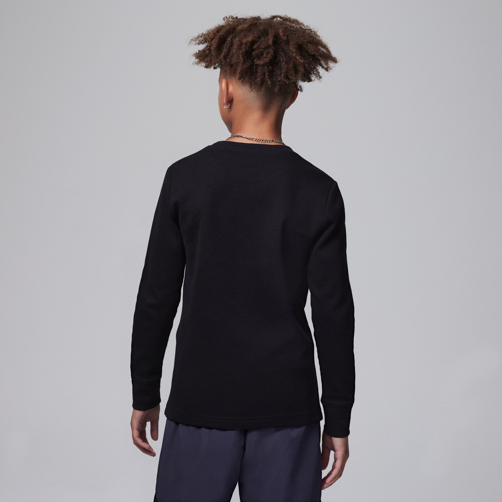 تيشيرت بأكمام طويلة بنسيج وافل جوردن MJ ايسنشالز image number 3