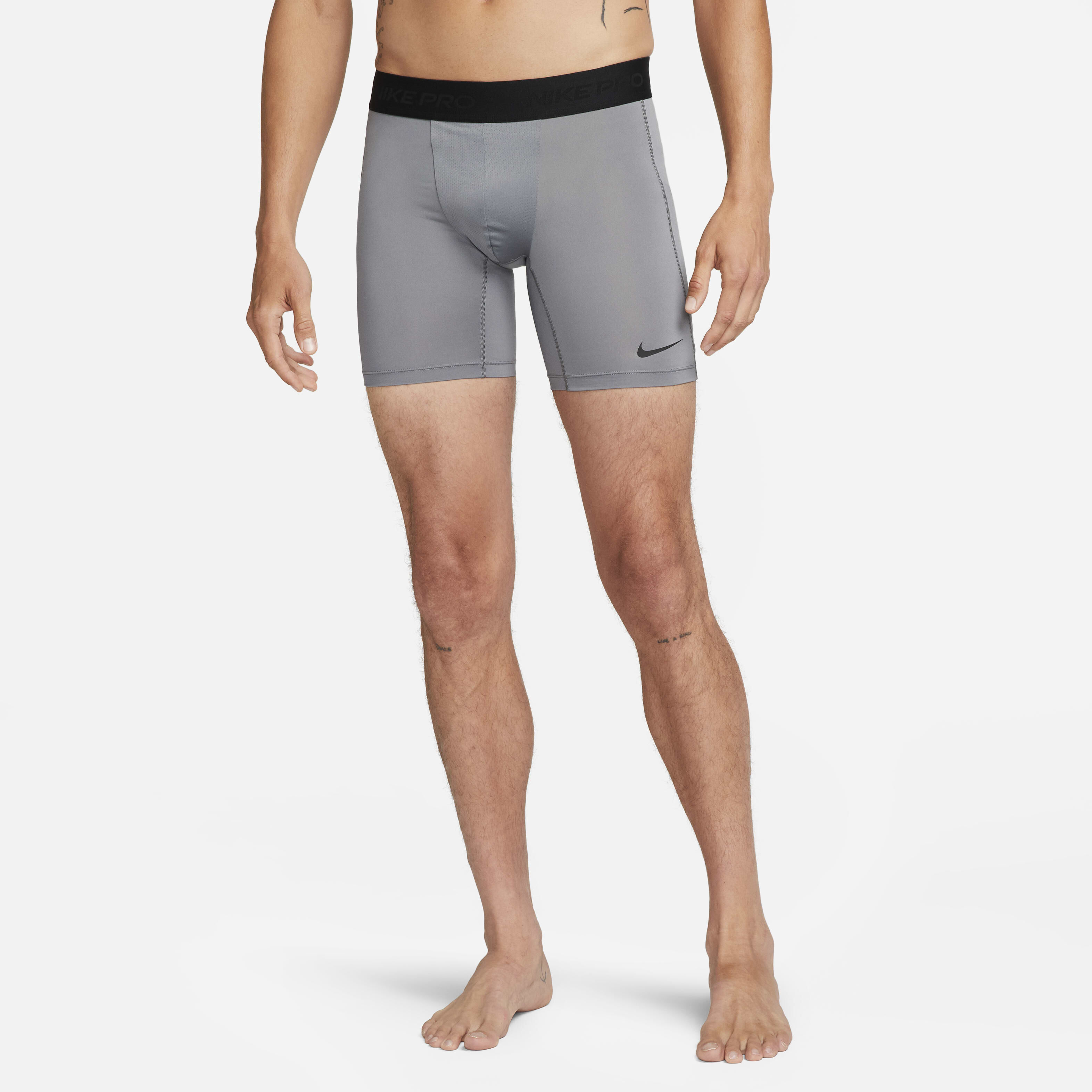 Grey nike compression shorts discount