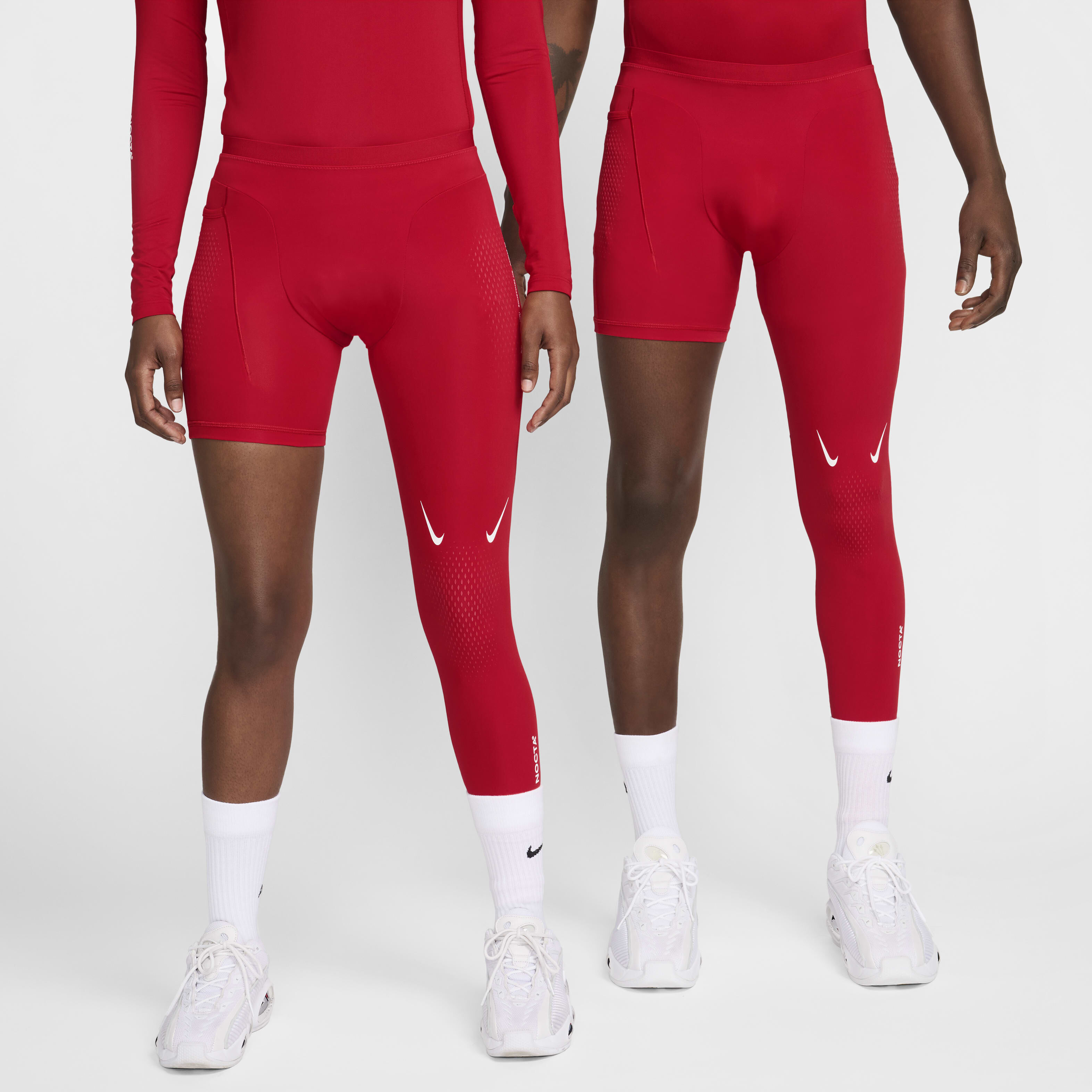 Red basketball tights shop