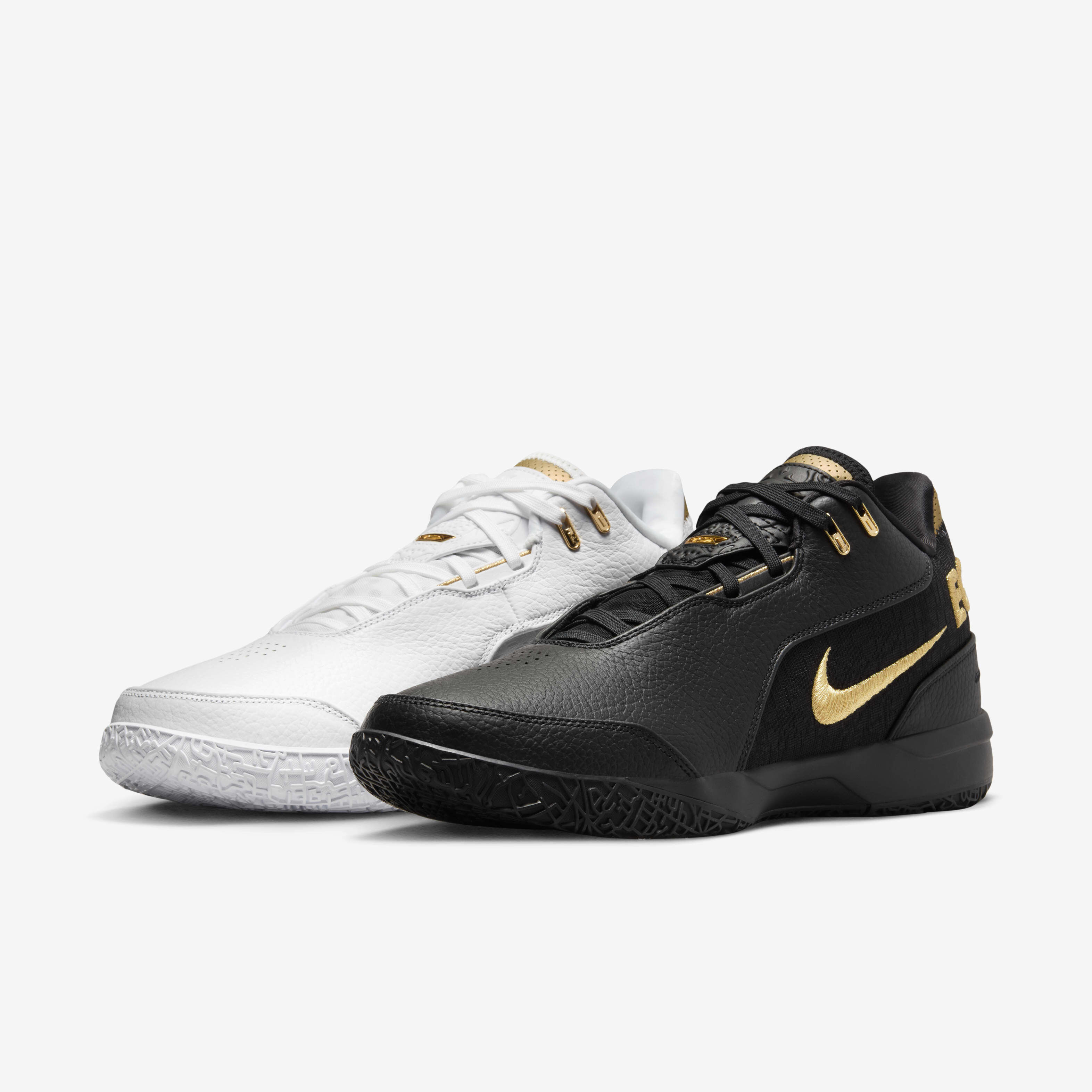 White gold basketball shoes top