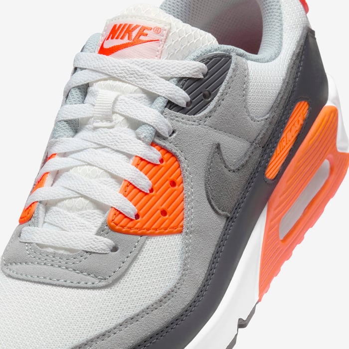 Nike Air Max 90 White Grey Orange Buy Nike Air Max 90 Men's Shoes