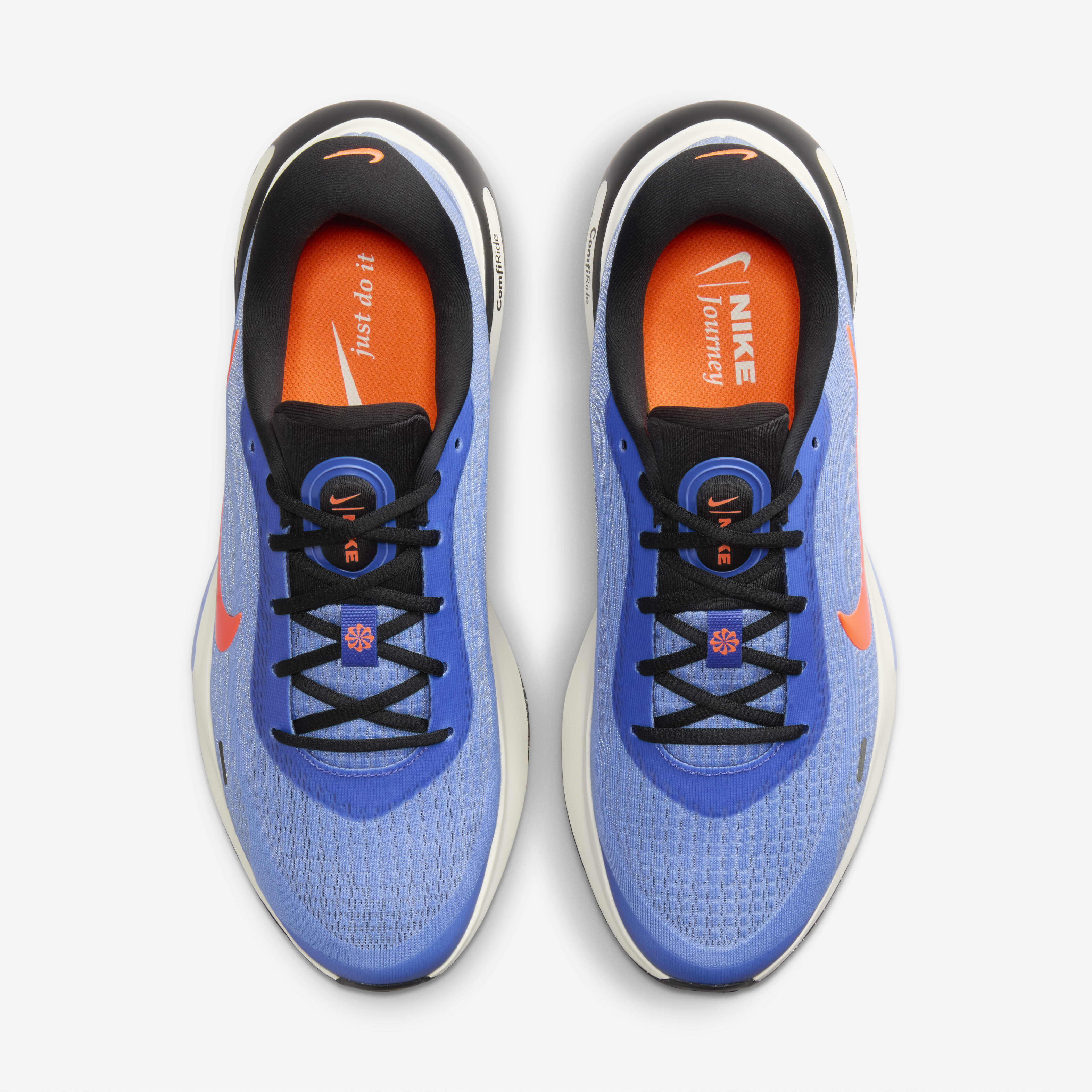 Nike running shoes blue and orange store