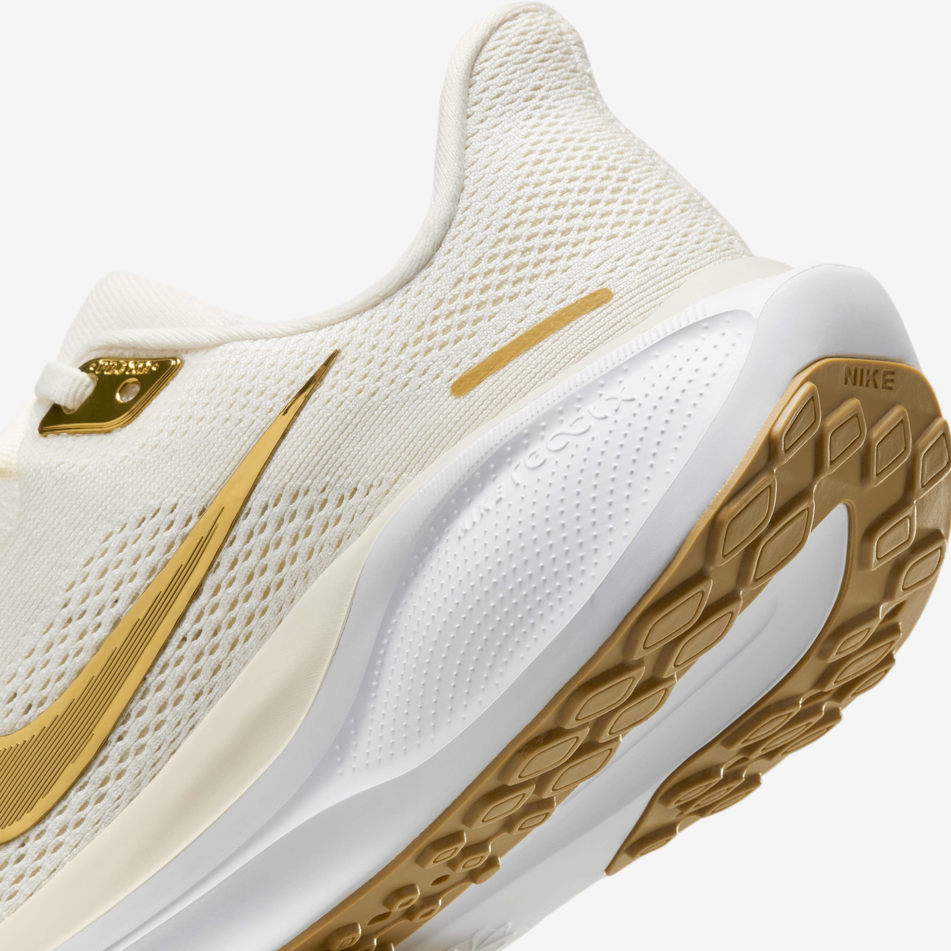 Buy Nike Pegasus 41 Women s Road Running Shoes Phantom Light Pumice Sail Metallic Gold Nike Kuwait Official