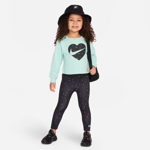 Tracksuits-Nike, Nike Graphic Tee and Printed Leggings Set, Toddler 2-Piece Set