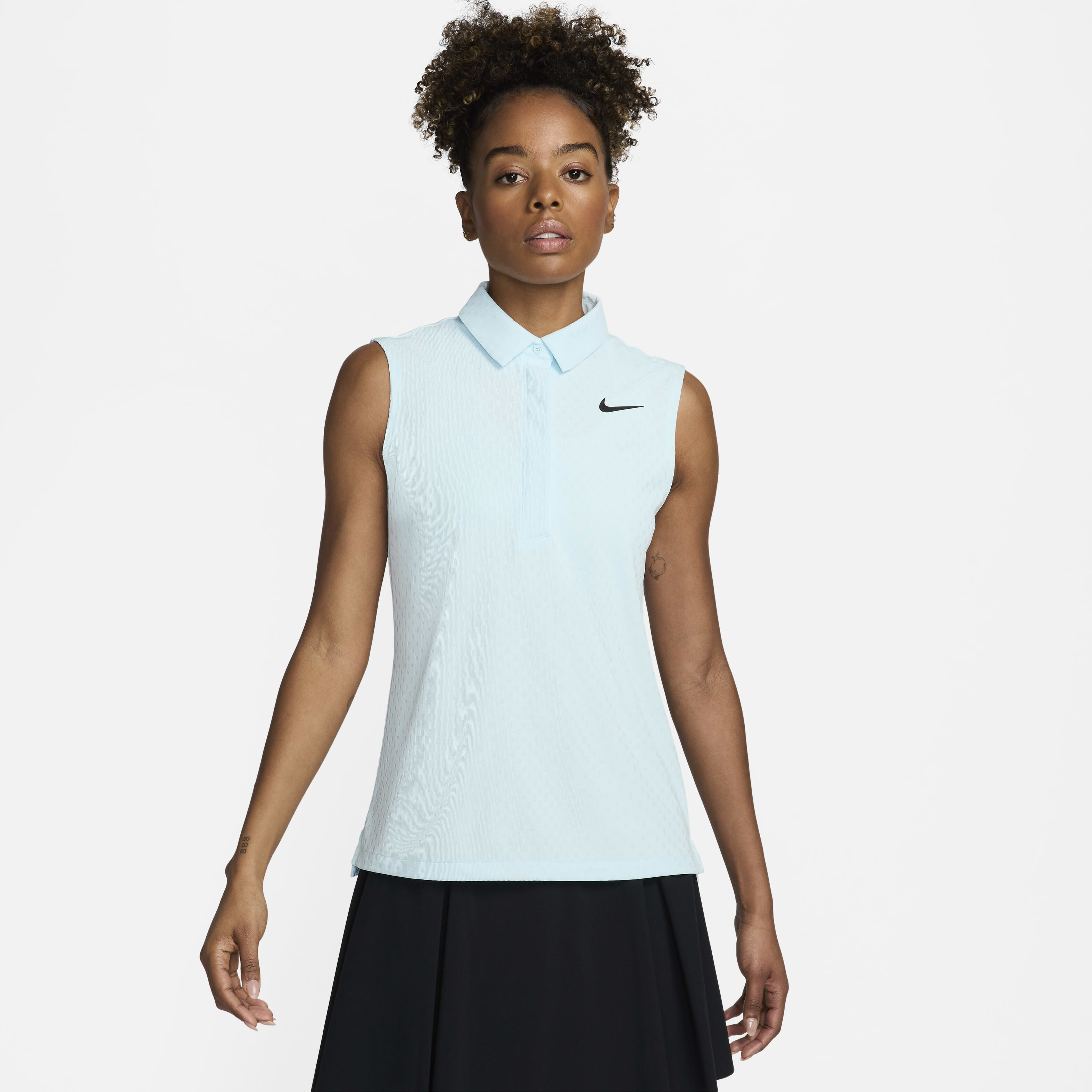 Nike women's sleeveless polo shirts 2025