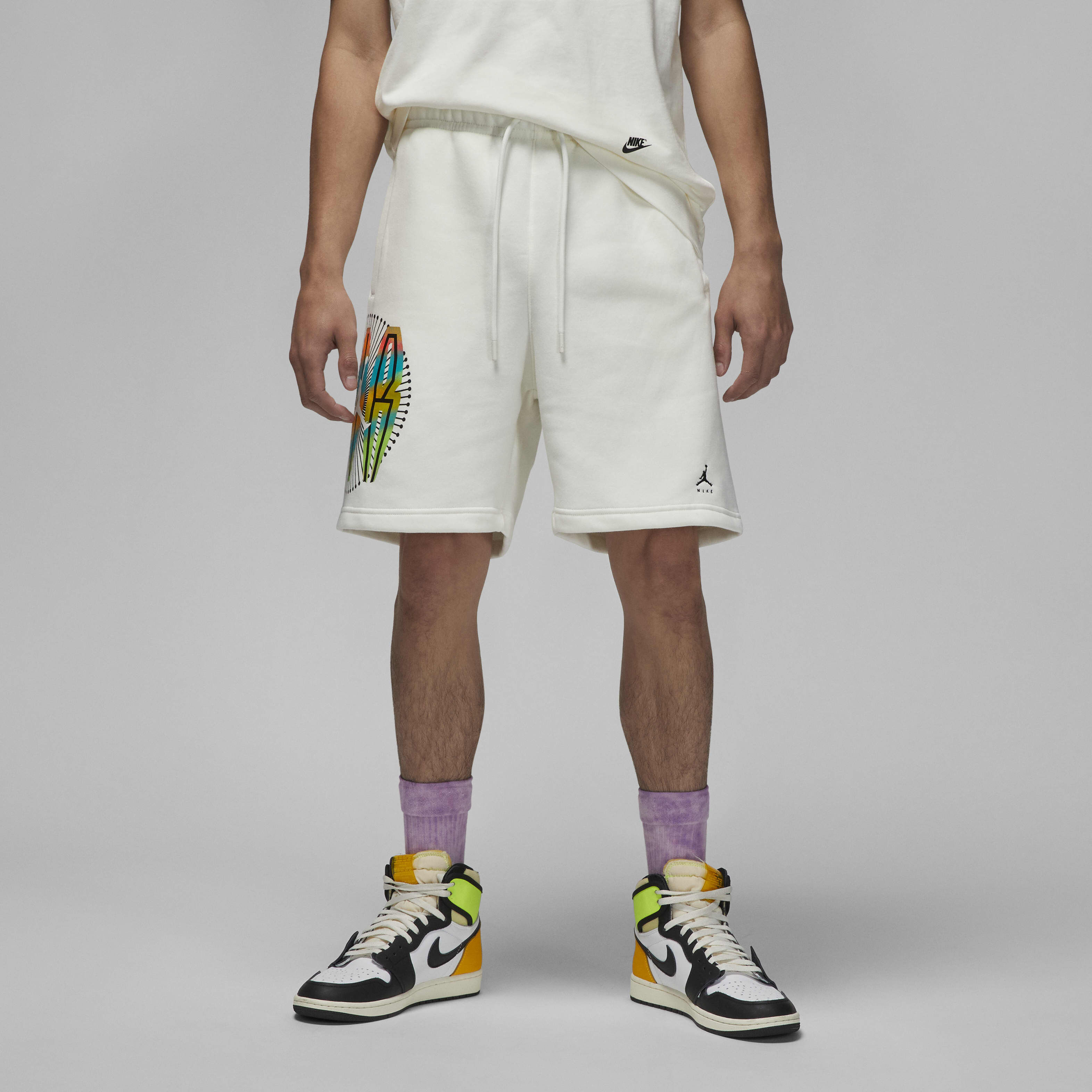 Buy Jordan Flight MVP Men's Fleece Shorts - Sail/Black