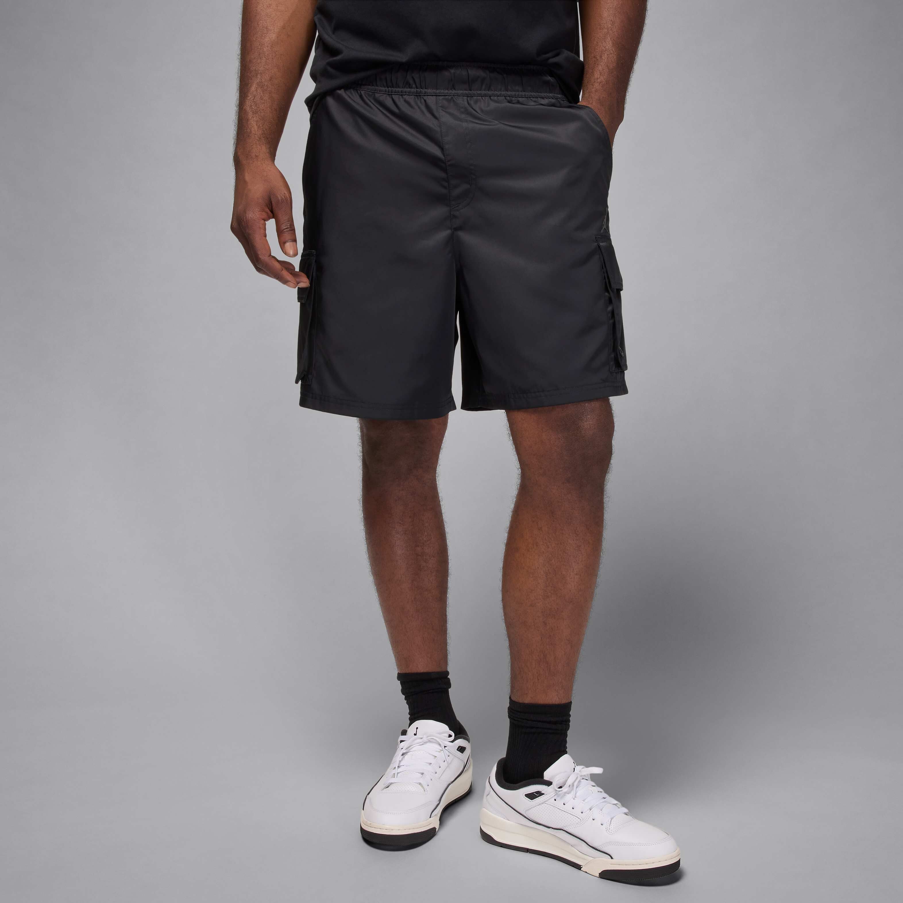 Buy Jordan Brooklyn Men's Cargo Shorts - Black/Iron Grey @ Nike Kuwait