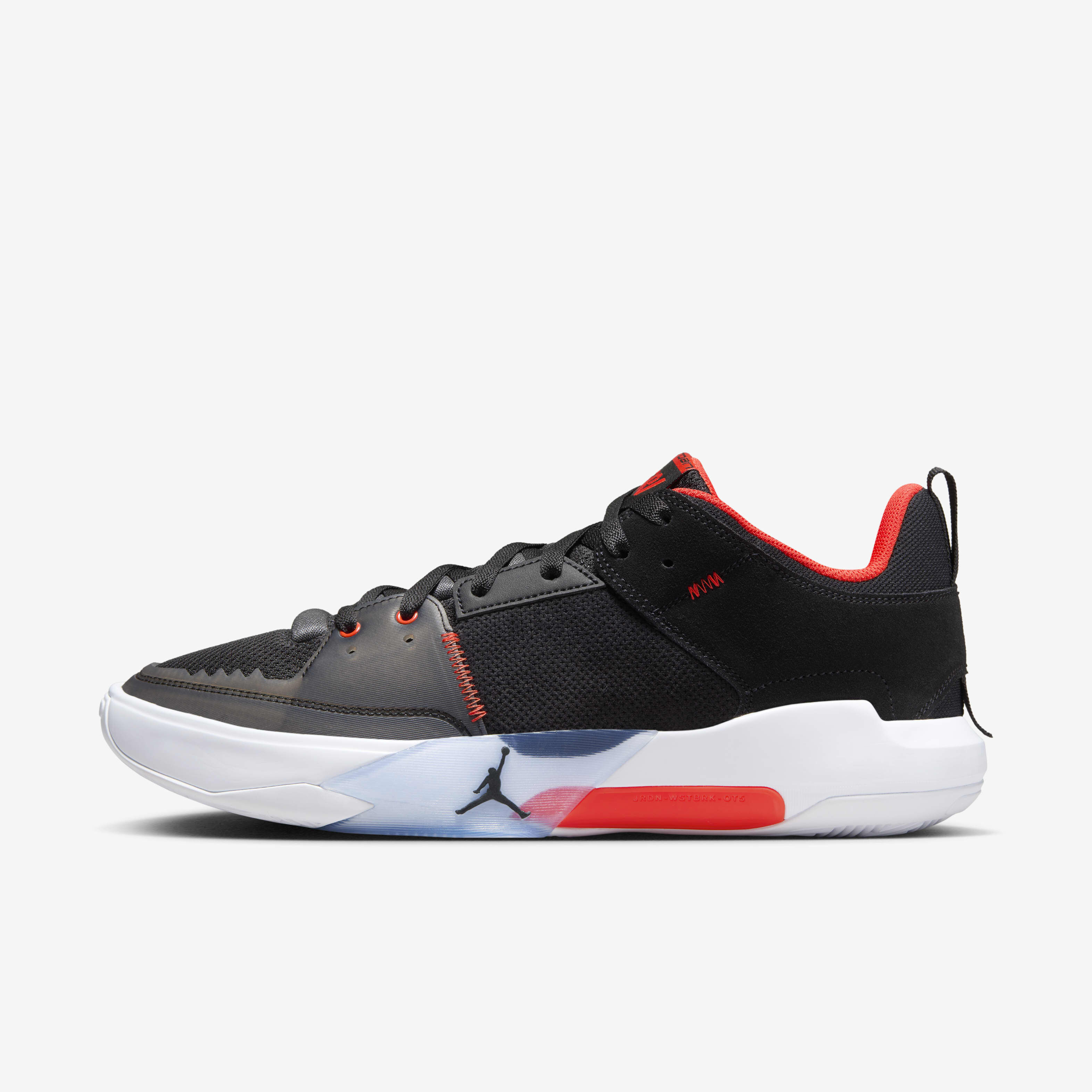 Buy Jordan One Take 5 Basketball Shoes Black White Anthracite Habanero Red Nike Kuwait Official