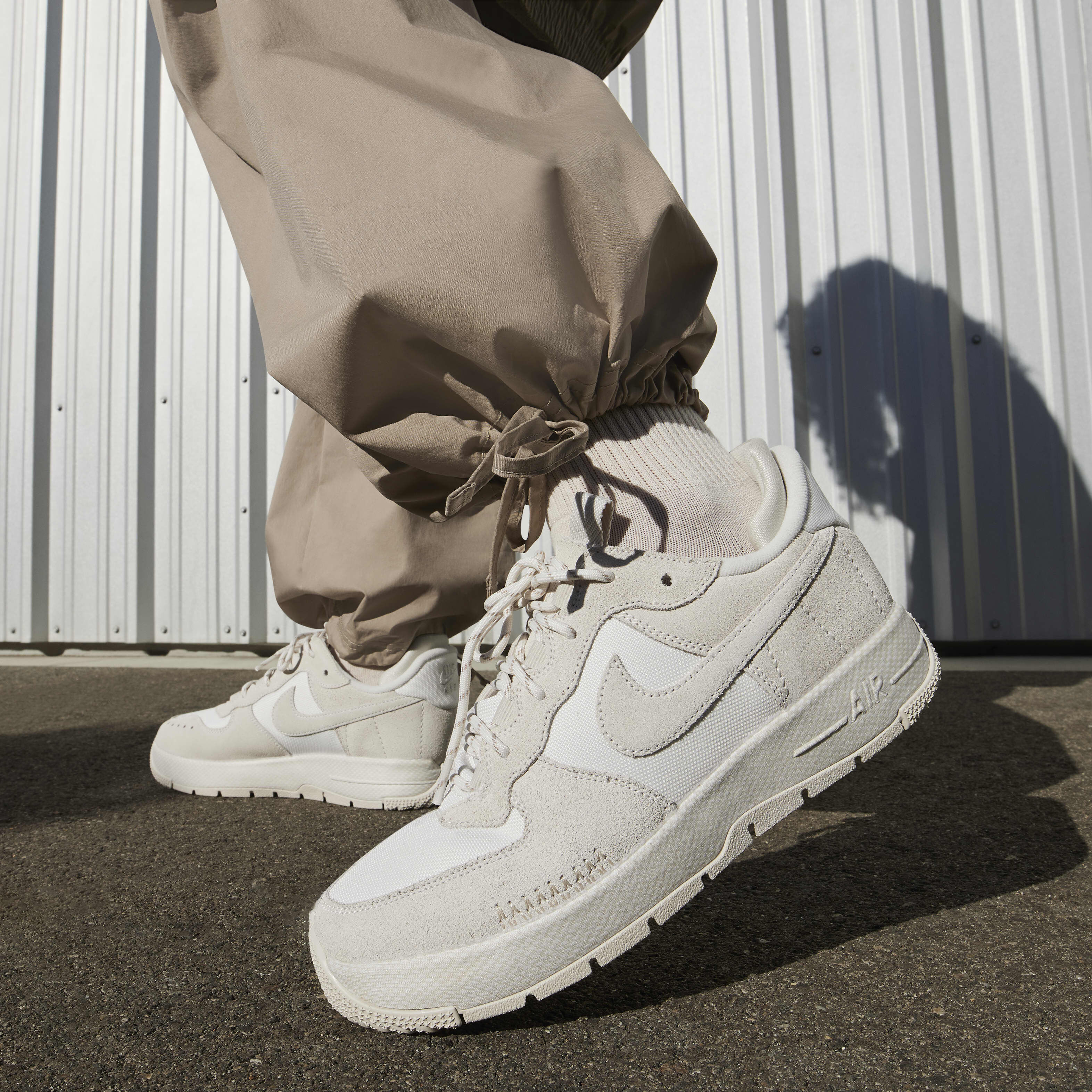 Buy Nike Air Force 1 Wild Women s Shoes Phantom Light Orewood Brown Luminous Green Phantom Nike Kuwait Official
