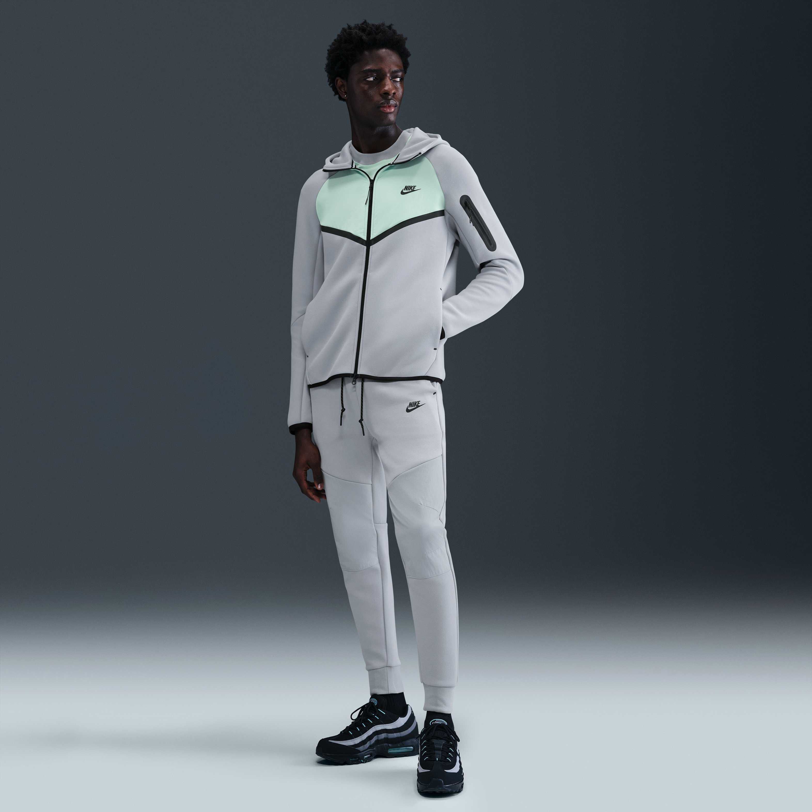 Buy Nike Tech Men's Fleece Windrunner Full-Zip Jacket - Wolf