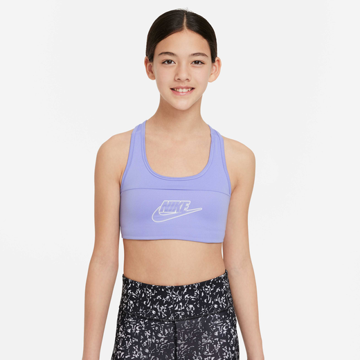 Dance-Nike, Nike Swoosh, Older Kids' (Girls') Dri-FIT Sports Bra