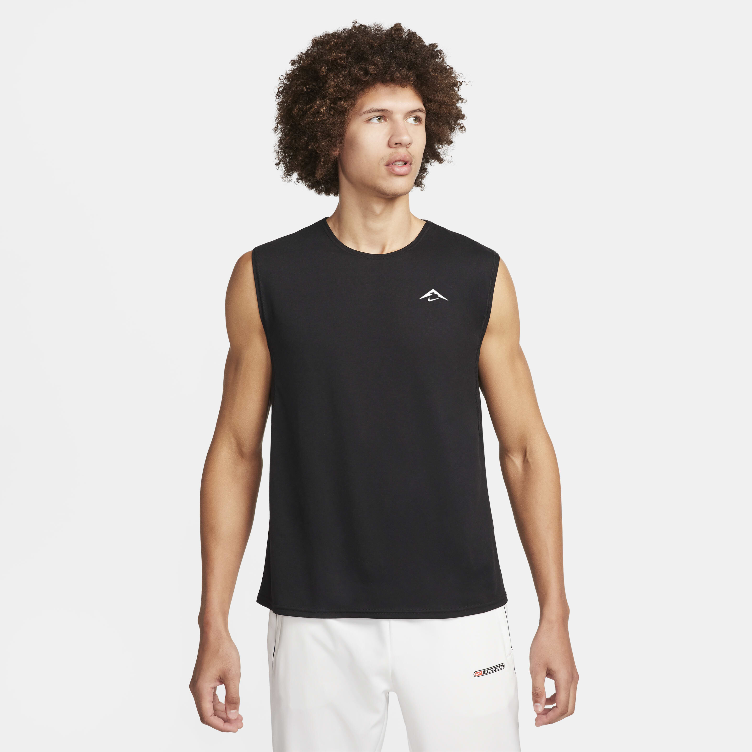 Nike sleeveless running shirt sales