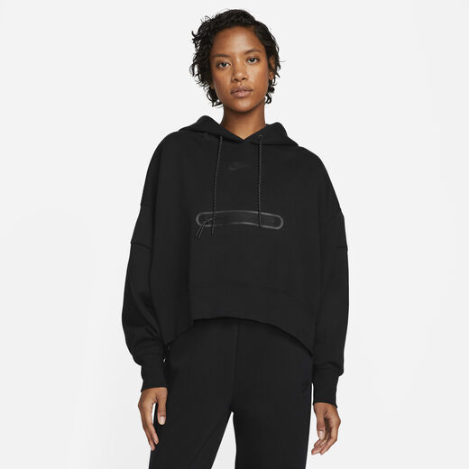 Women's Hoodies Sale-Nike, Nike Sportswear Tech Fleece, Women's Over-Oversized Crop Pullover Hoodie