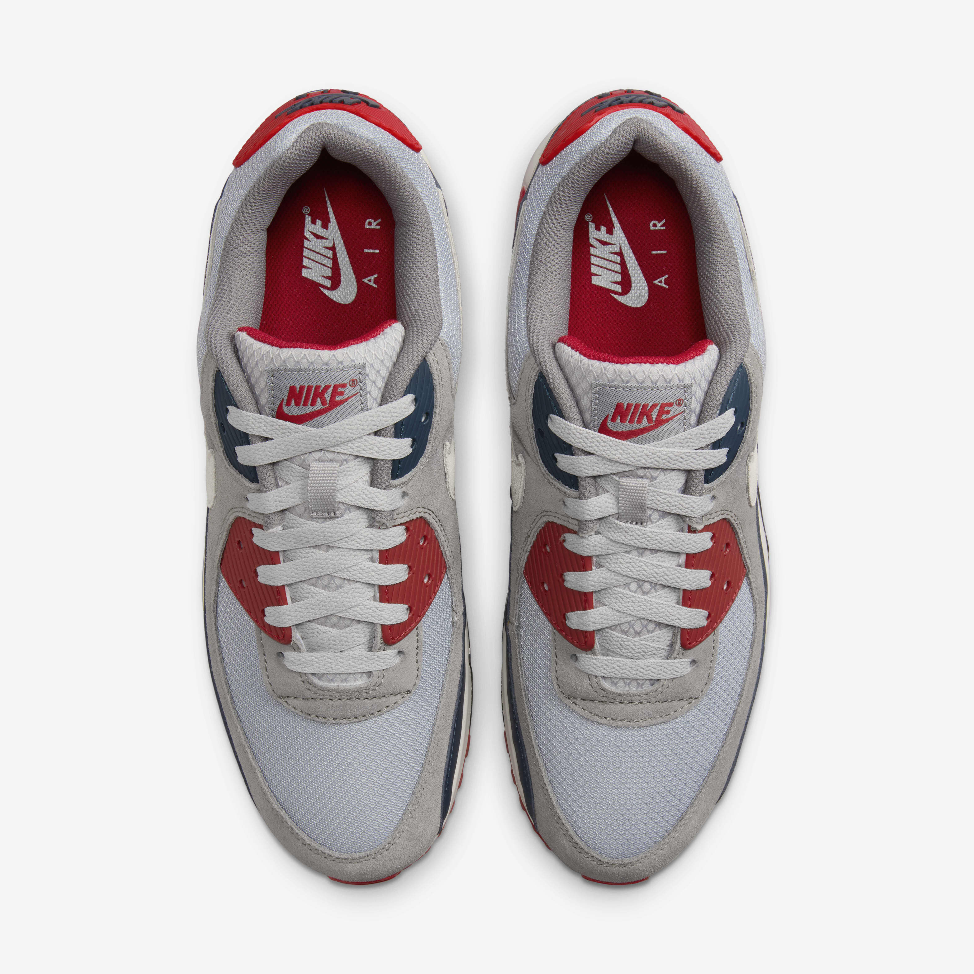 Nike air max 90 wolf grey/photo blue/midnight navy outlet