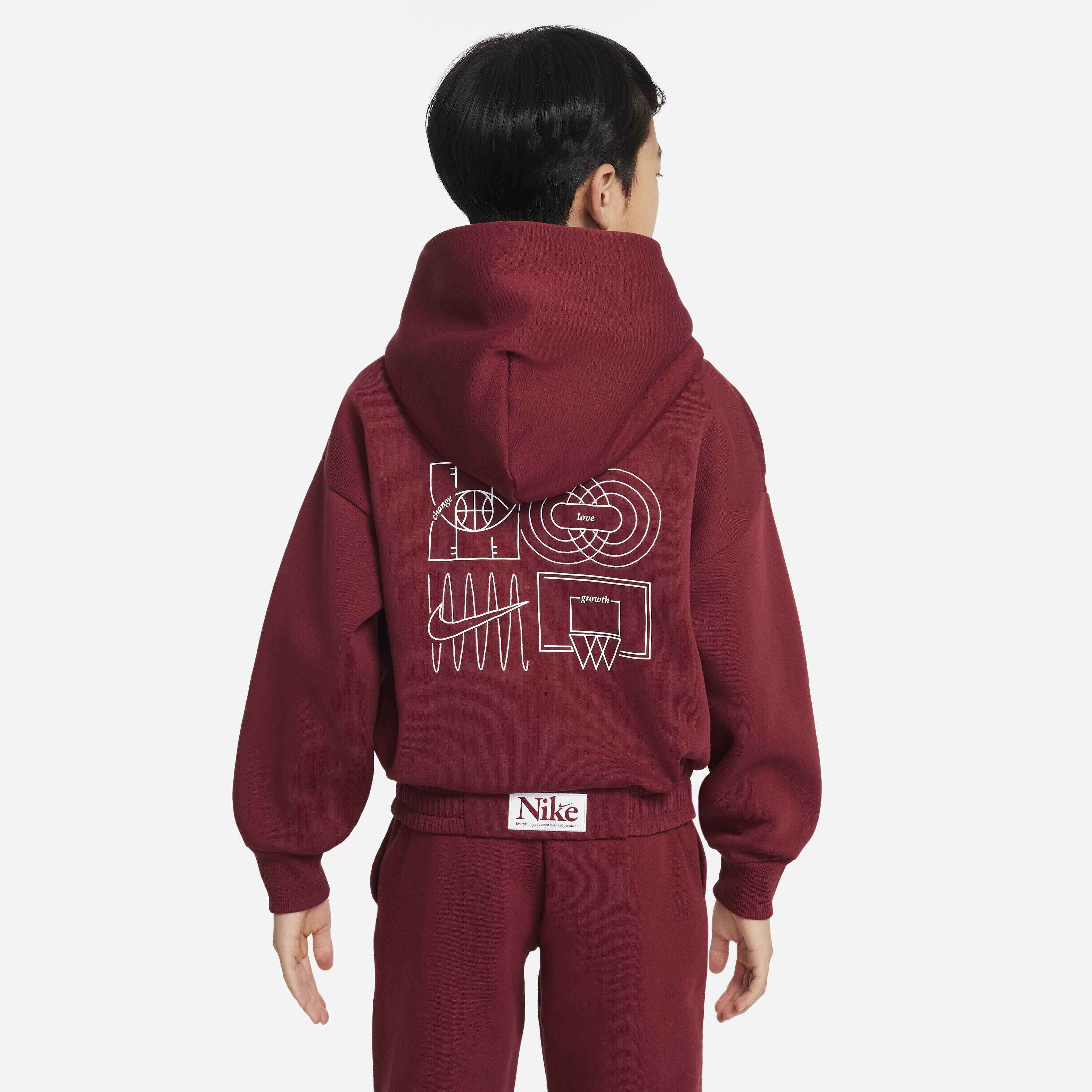 Buy Nike Culture of Basketball Older Kids Oversized Pullover Basketball Hoodie Nike Kuwait Official