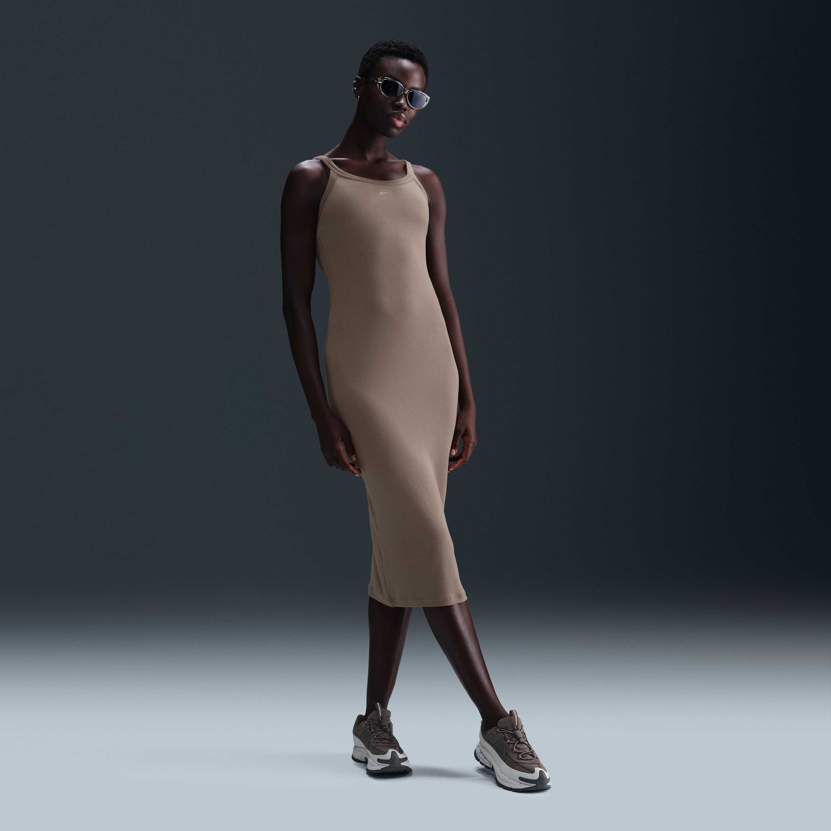 ★Nike★ Sportswear Chill Knit Tight Mini Golf Tank Dress W Nike Sportswear Chill Knit Women's Tight Mini-Rib Tank Dress