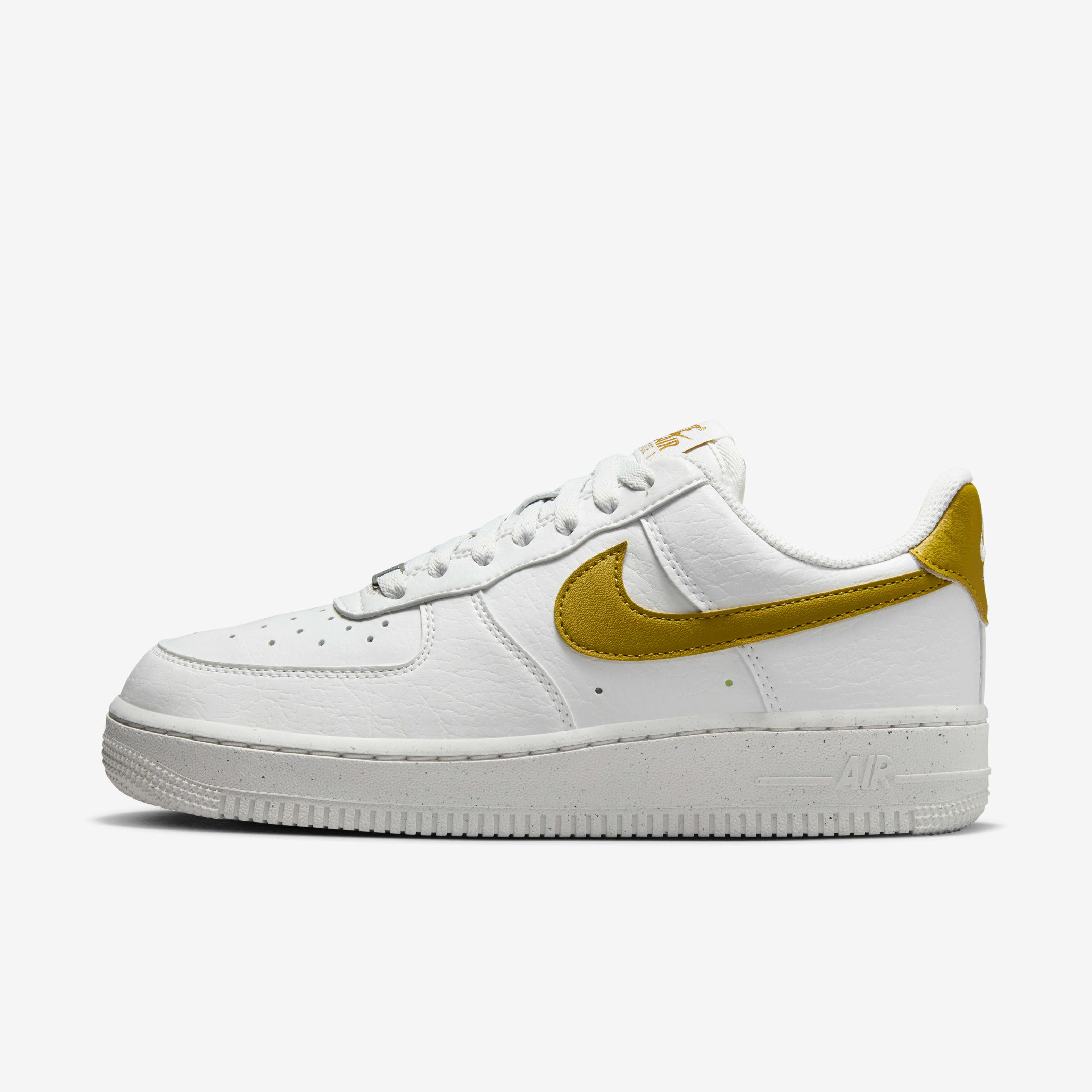 Nike air force 1 womens gold swoosh top