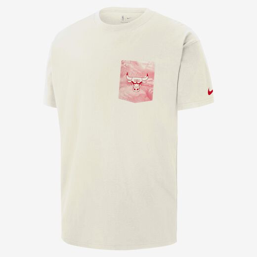 Men's Graphic T Shirts-Nike, Chicago Bulls Courtside, Men's Nike NBA Max90 T-Shirt