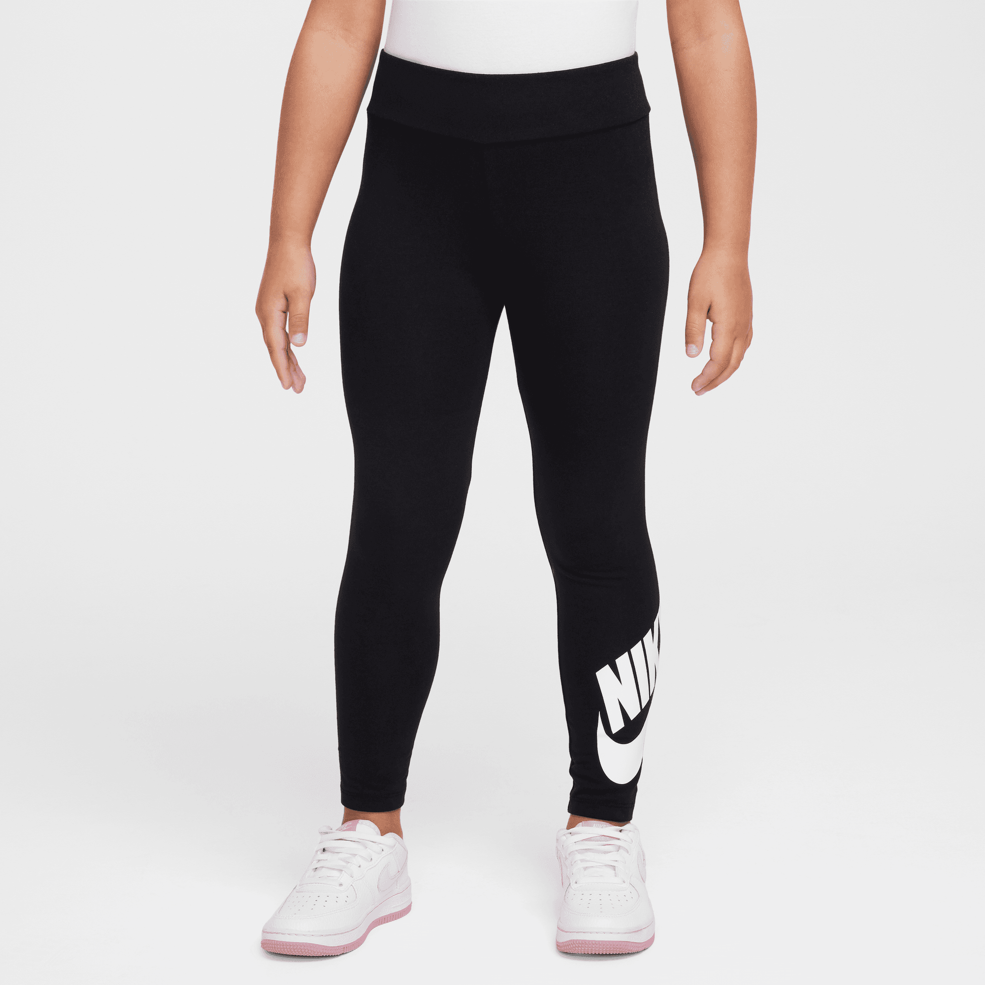 Buy Nike Sportswear Club Little Kid's High Rise Leggings Black