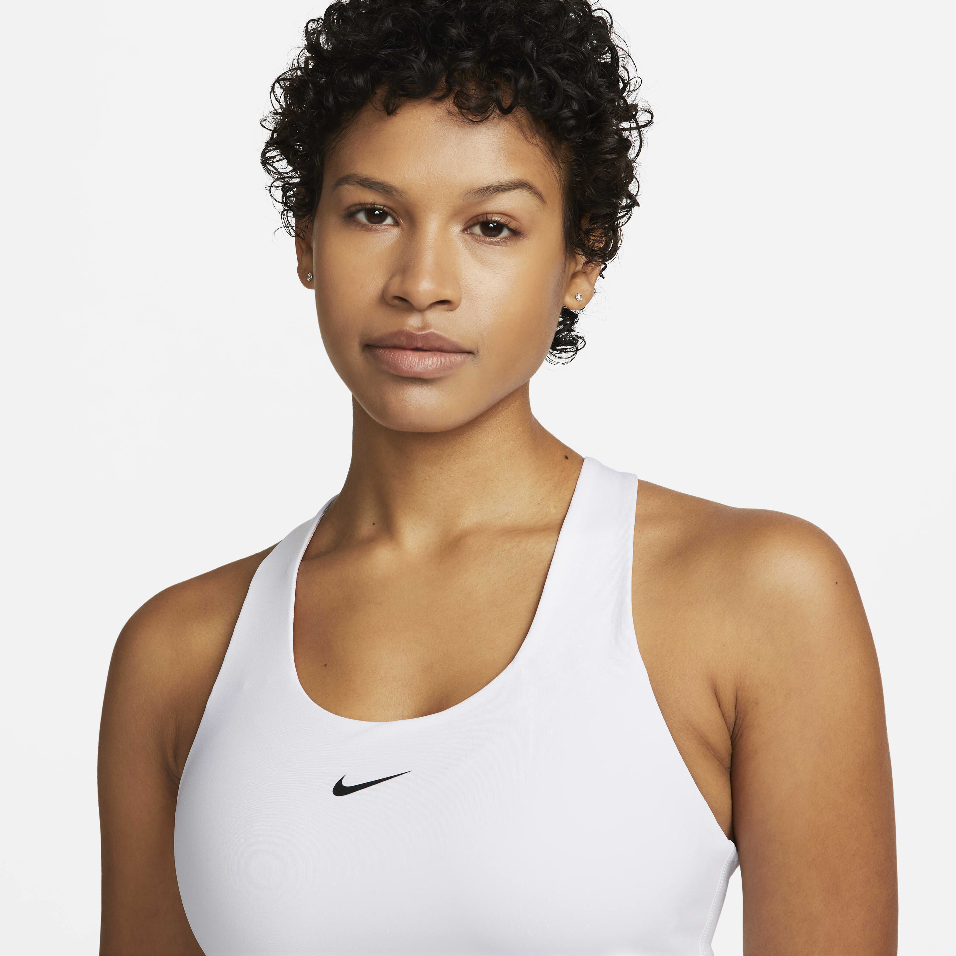 Buy Nike Swoosh Women s Medium support Padded Sports Bra Tank Nike Kuwait Official