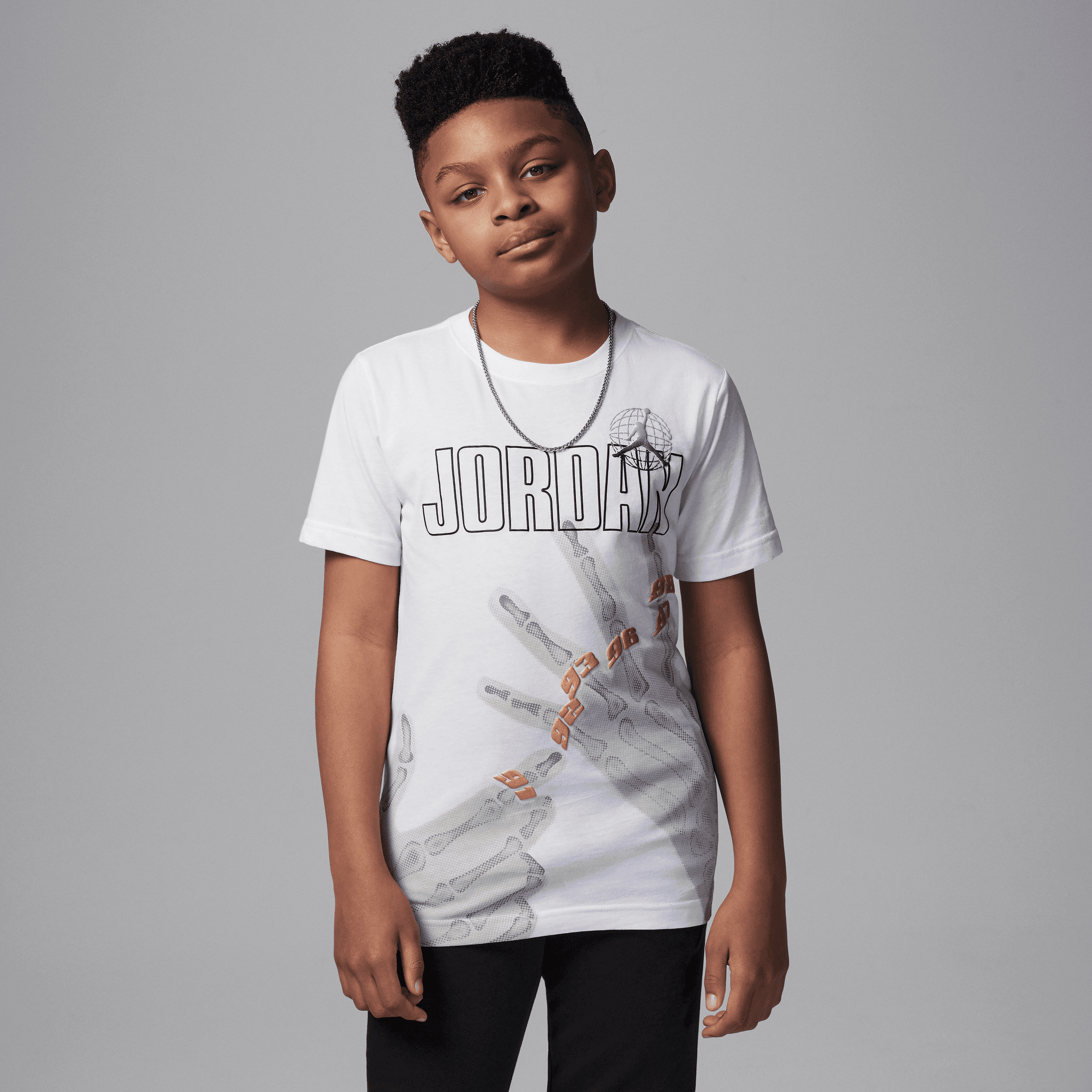 Buy Jordan Big Kids' Roadtrip X-Ray T-Shirt - White | Nike